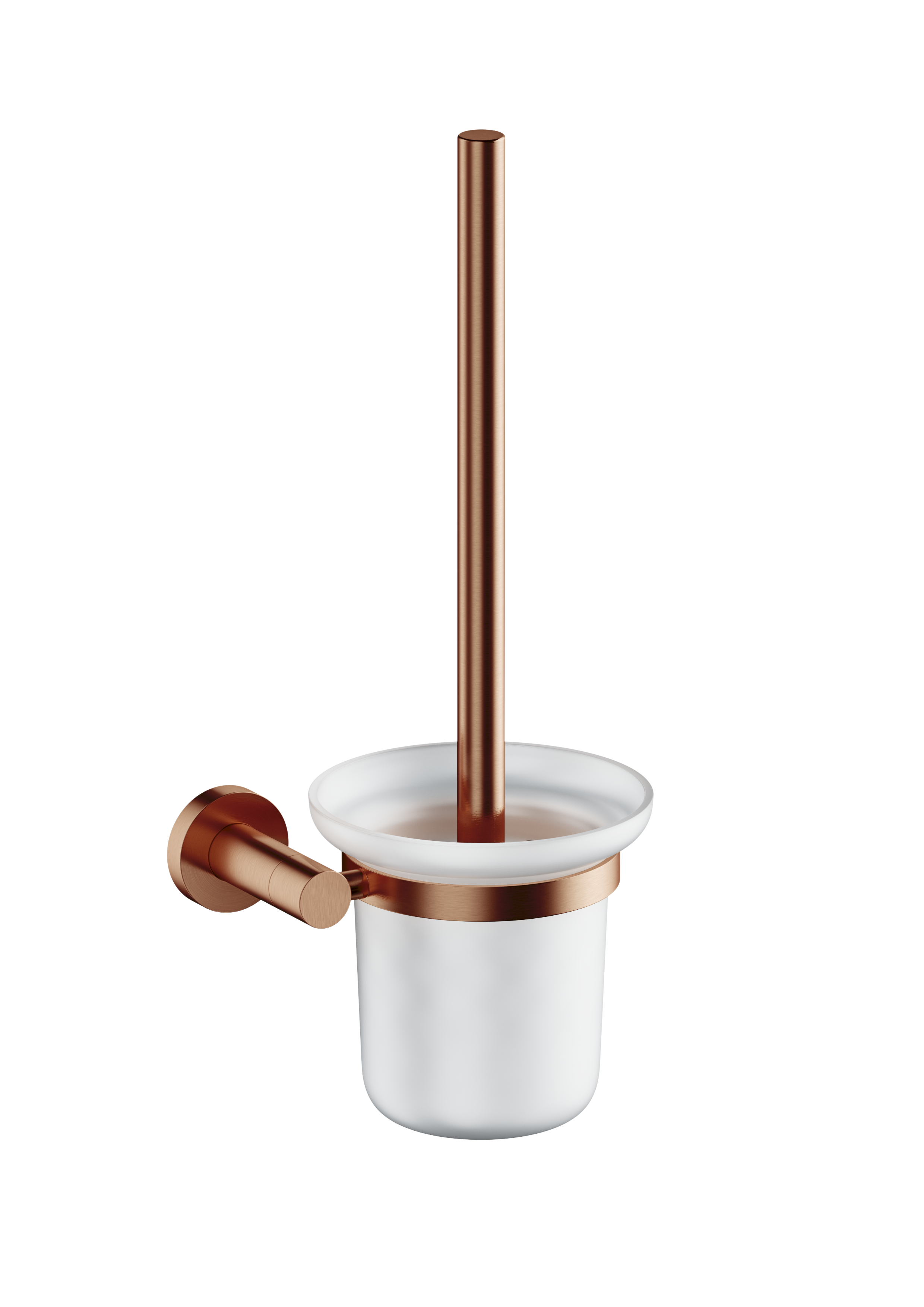 Szczotka WC wisząca 33.6 cm Modern miedź szczotkowana Omnires