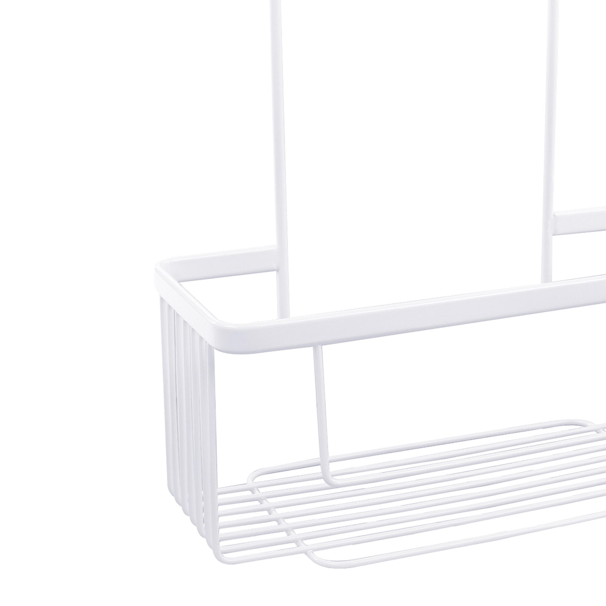 Organizador de ducha Cesto Ducha blanco 26x38x11 cm - 5