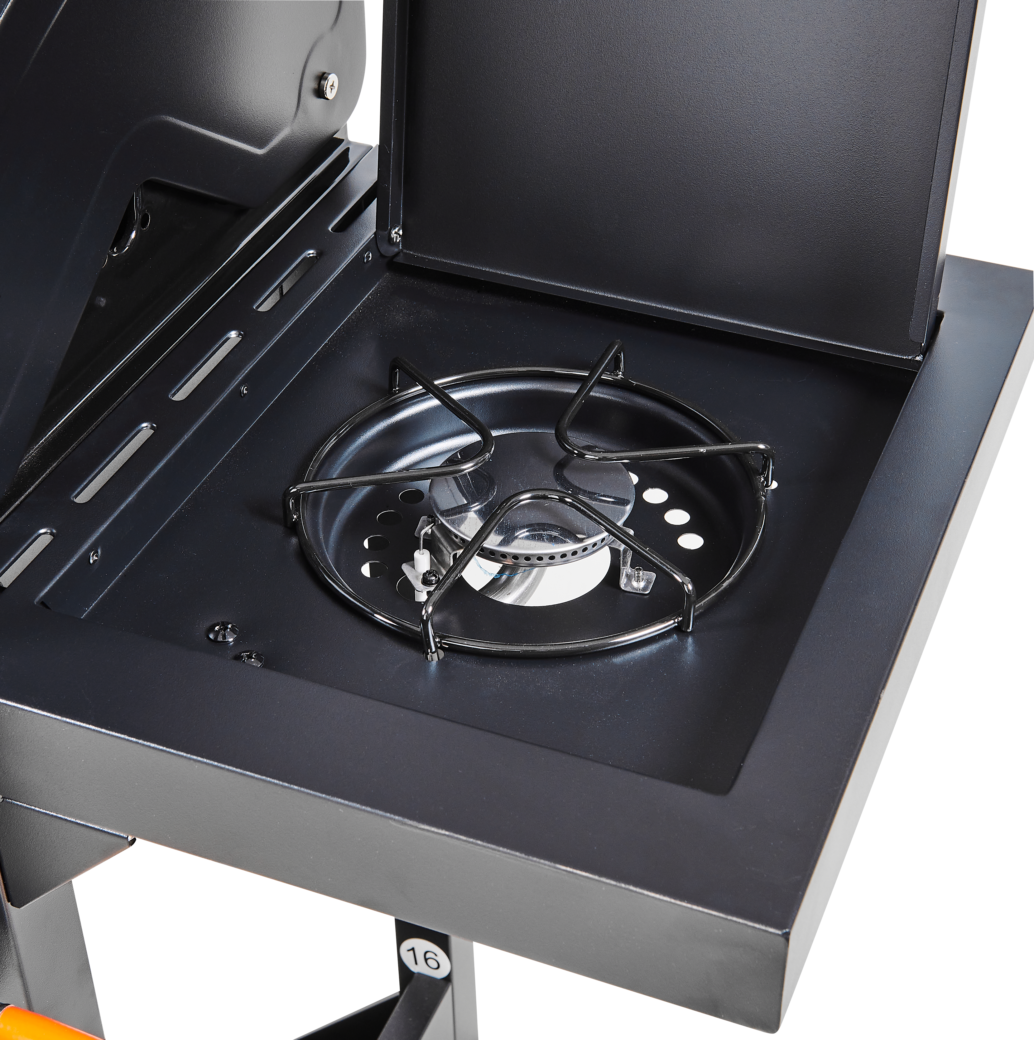 Grill gazowy 12 kW HERON COOK 3+1 płyta żeliwna + reduktor  + pokrowiec + mutlitool LANDMANN - 11