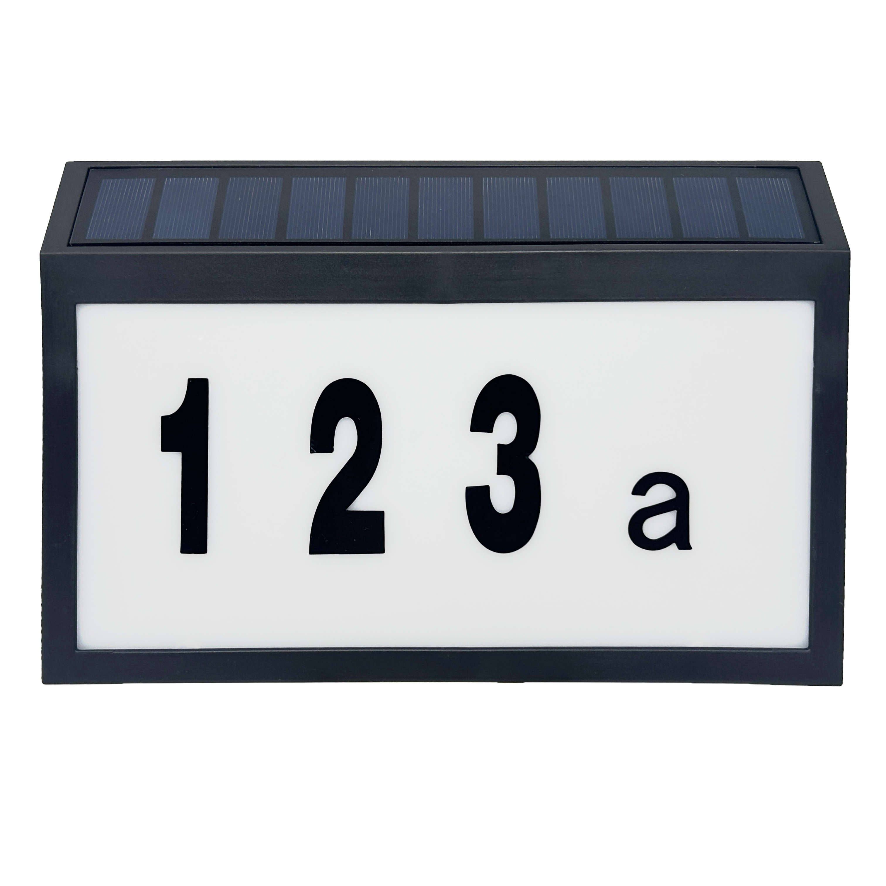 Kinkiet solarny Numero czarny IP44 LED Goldlux