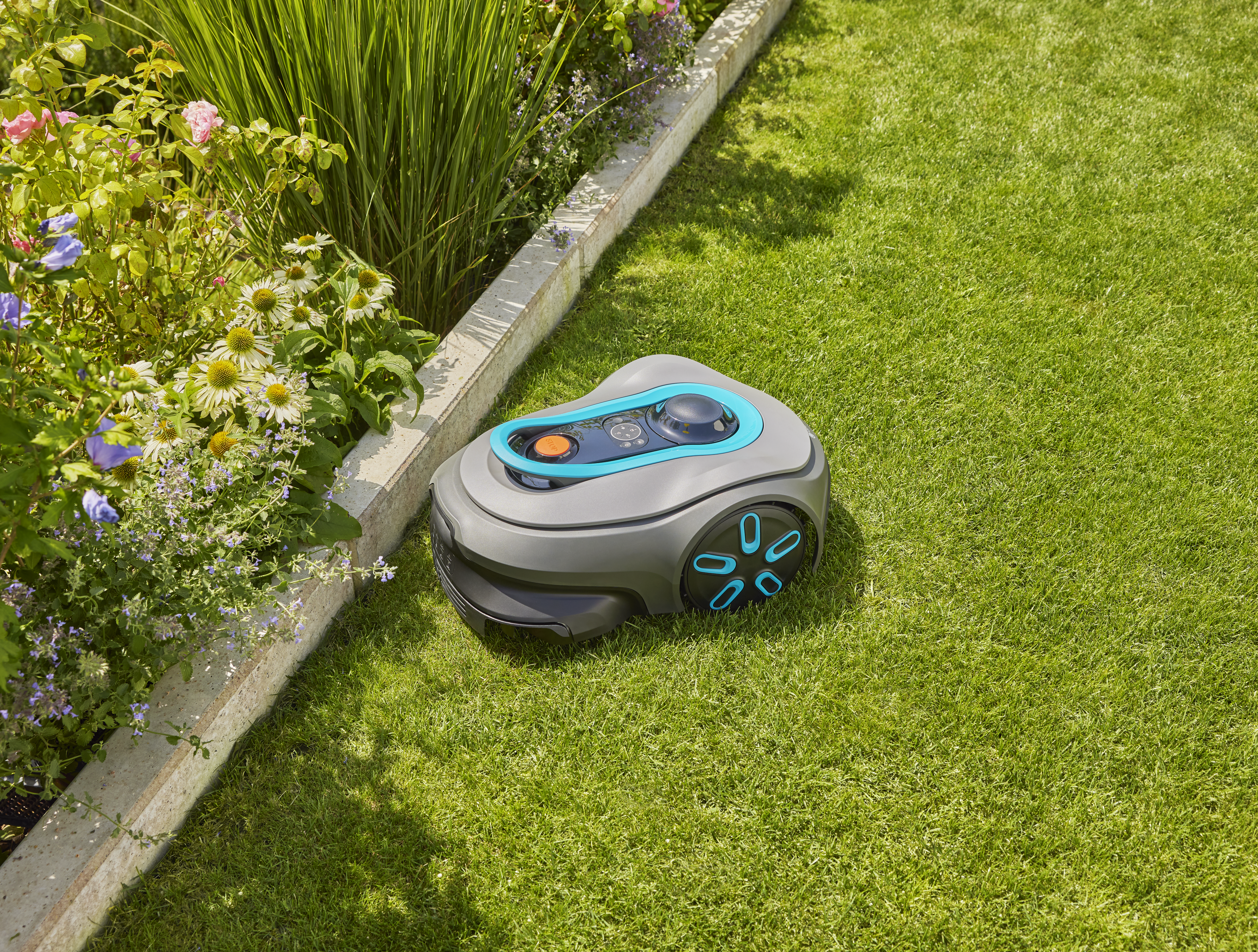 Robot tondeuse connecté GARDENA SMART SILENO FREE 1000M2 Leroy Merlin