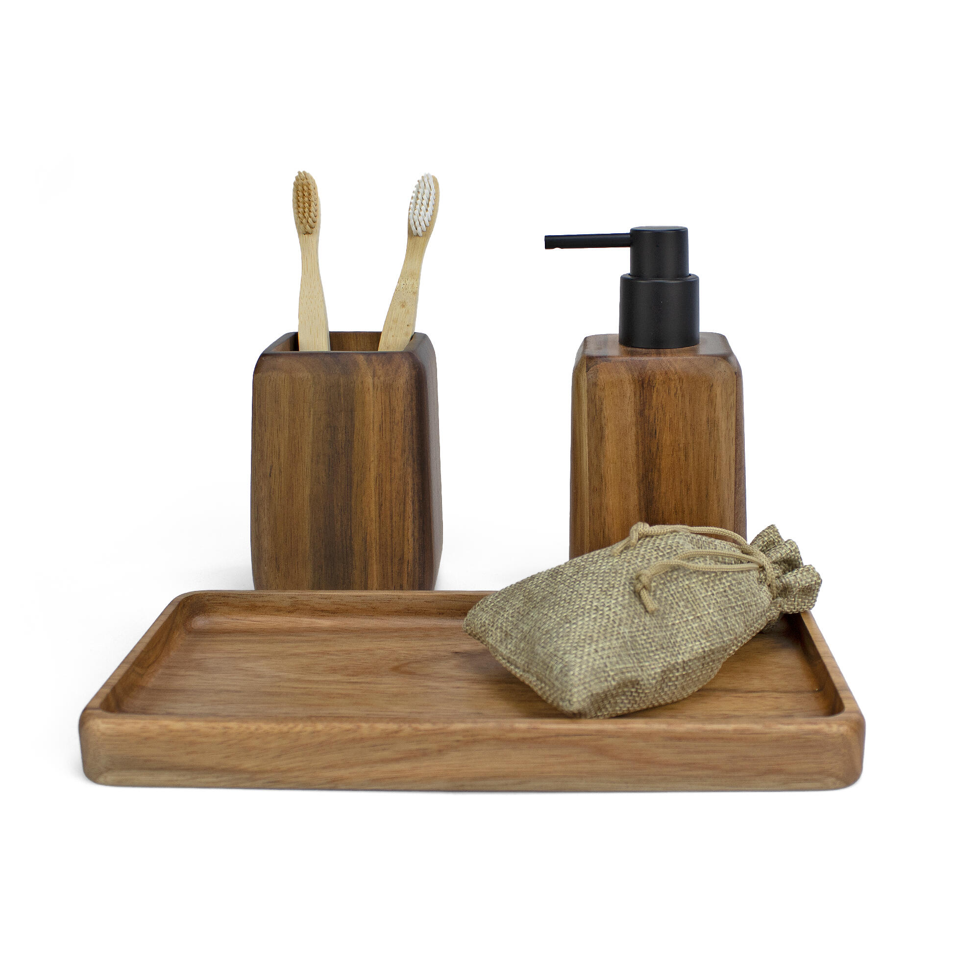 Bandeja pongo todo Boira madera 24x2 cm - 4