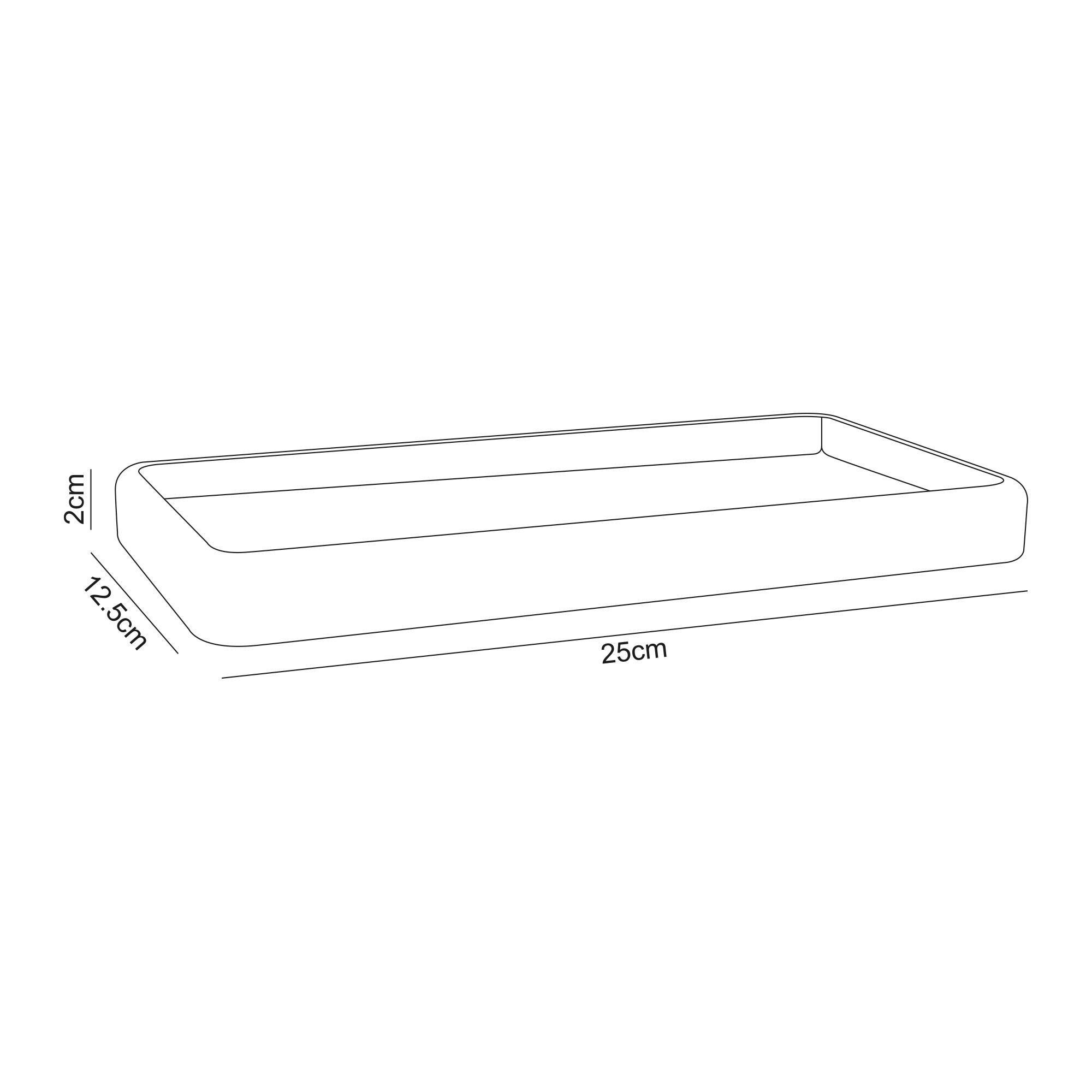 Bandeja pongo todo Boira madera 24x2 cm - 2