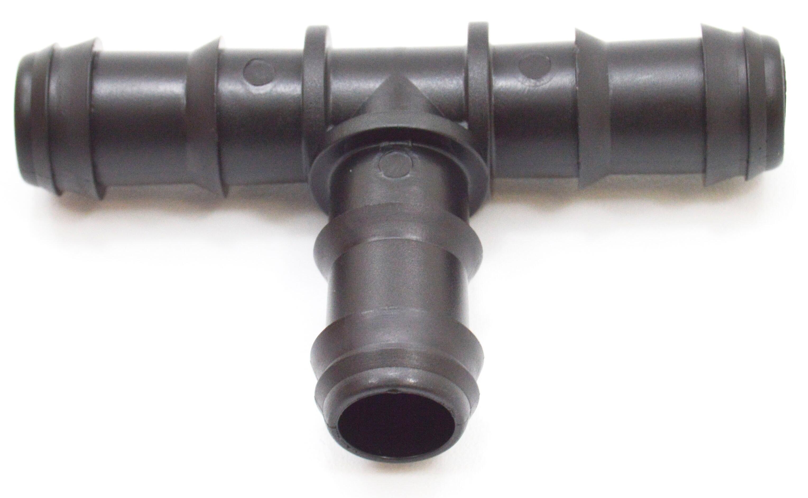 Conector T para riego por goteo Ø 16 mm SANEAPLAST en blister de 10 unidades - 3