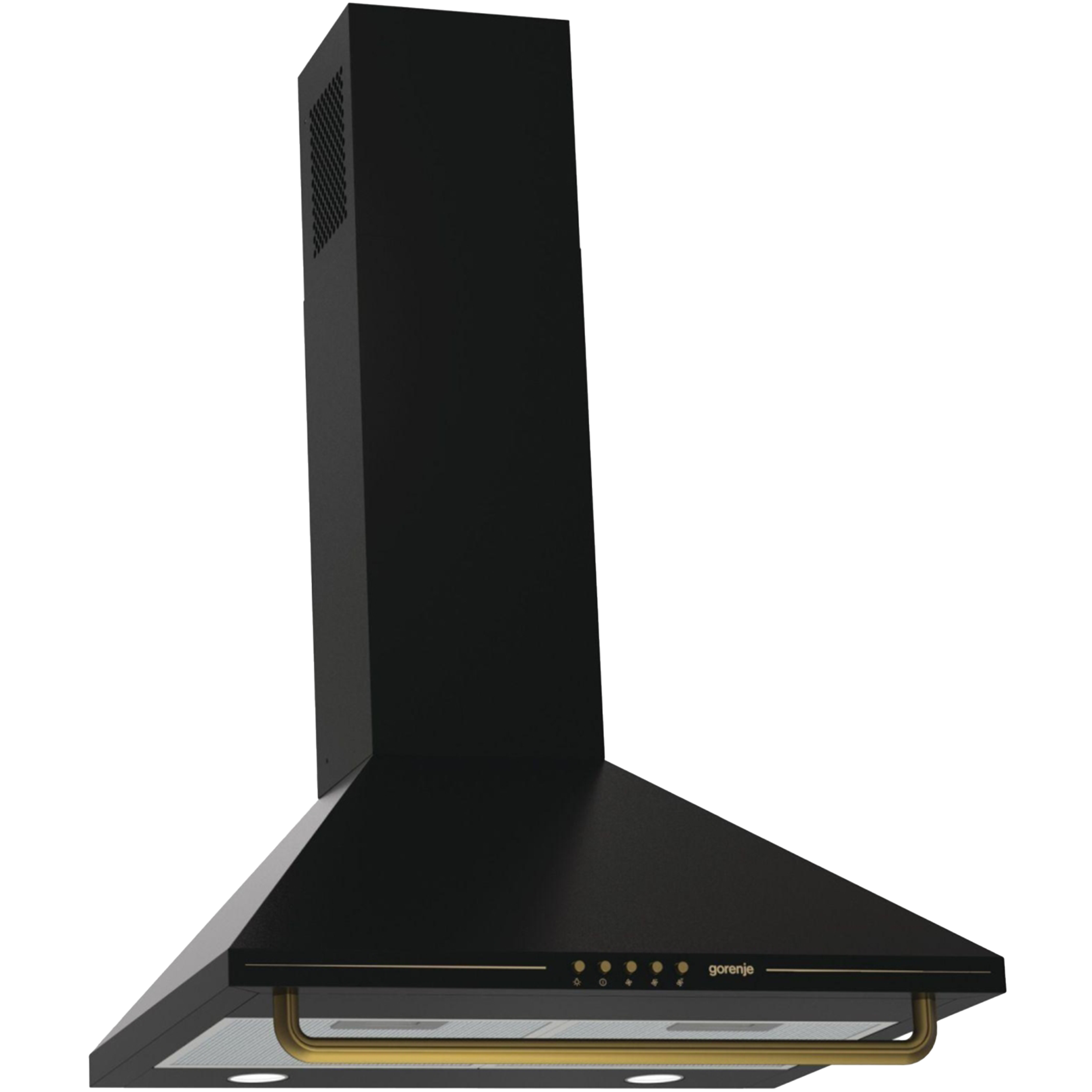 Okap kominowy WHC63CLB czarny 60 cm Gorenje