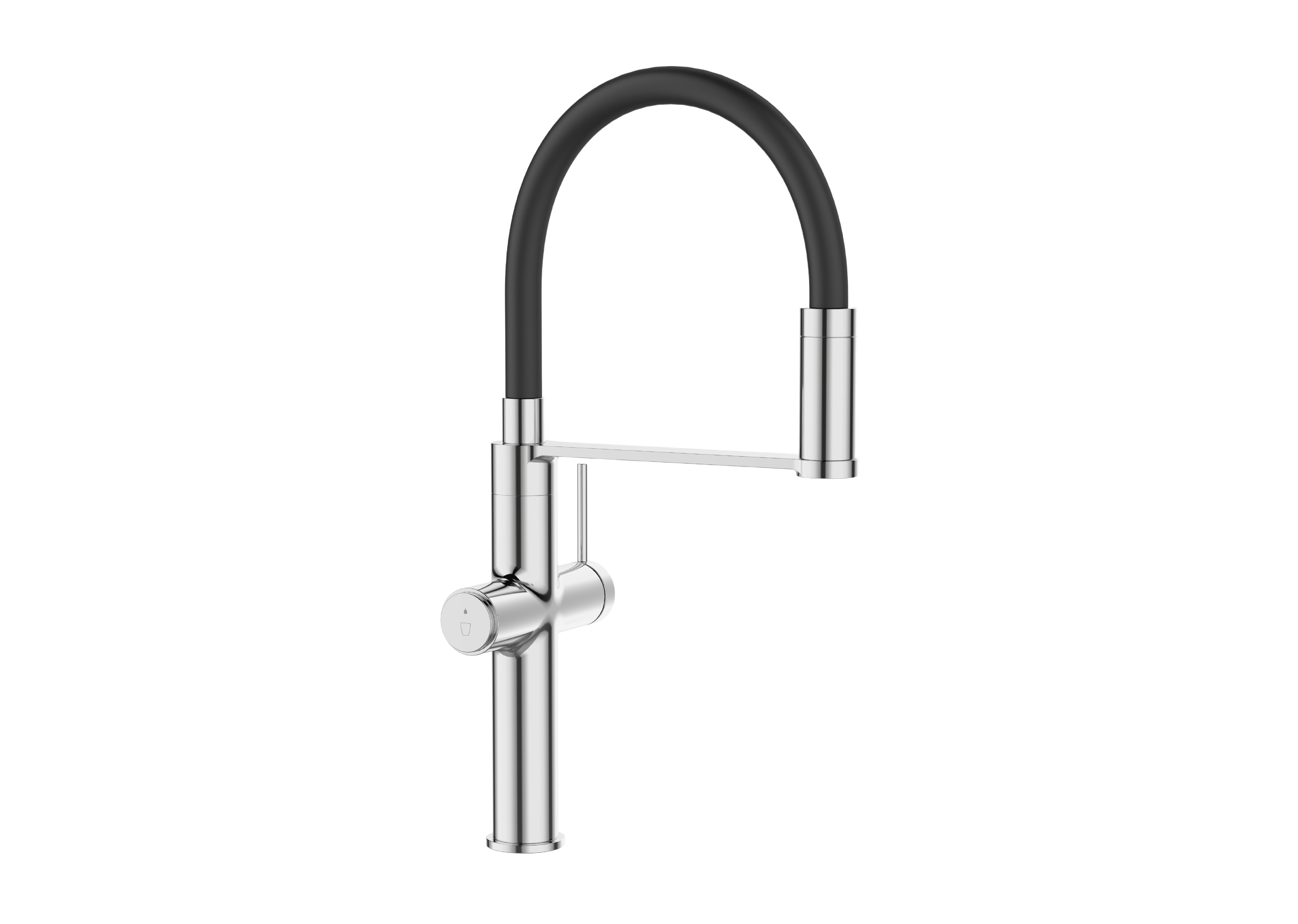 Bateria kuchenna z filtrem Astros czarna/chrom Invena