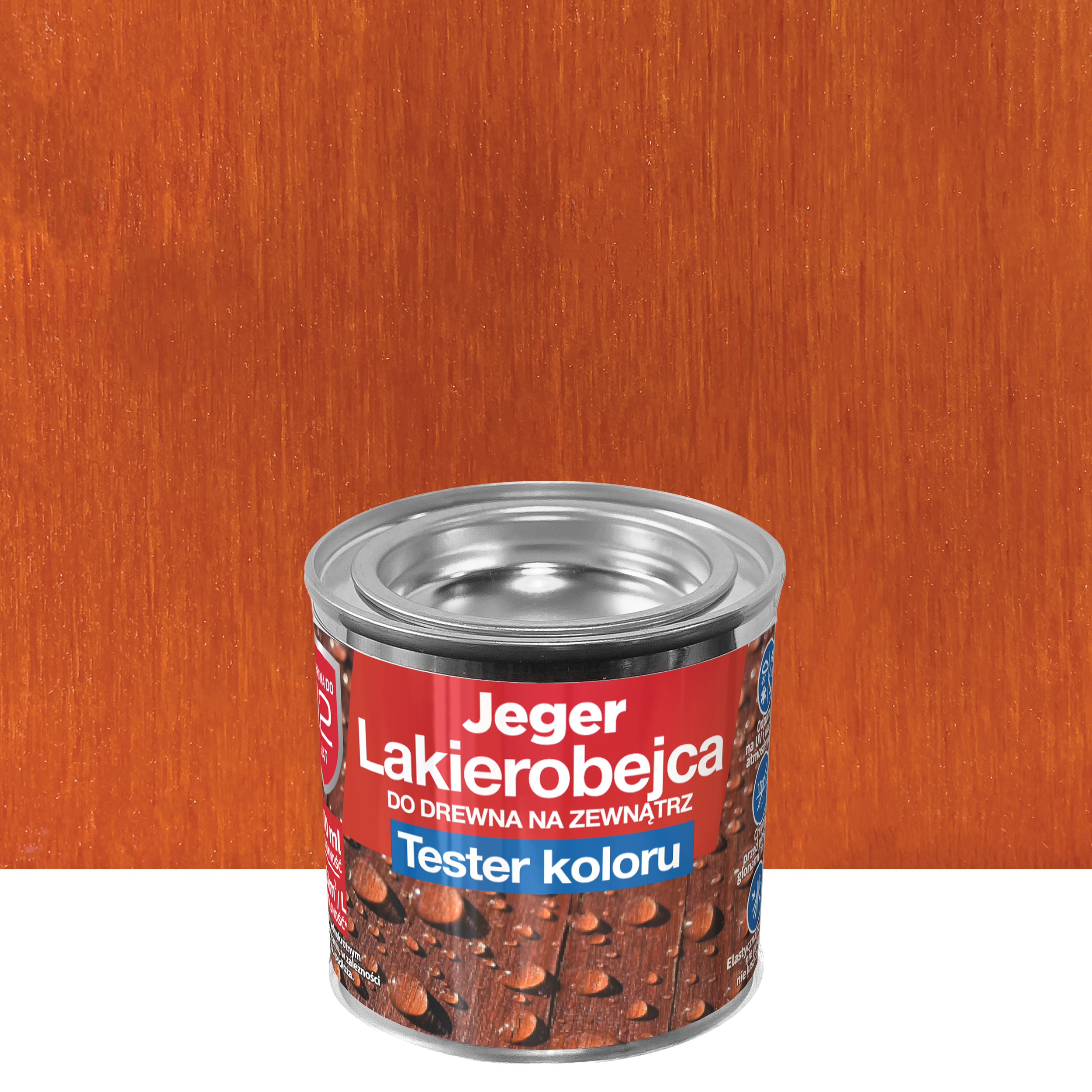 Lakierobejca tester koloru Mahoń 100 ml Jeger