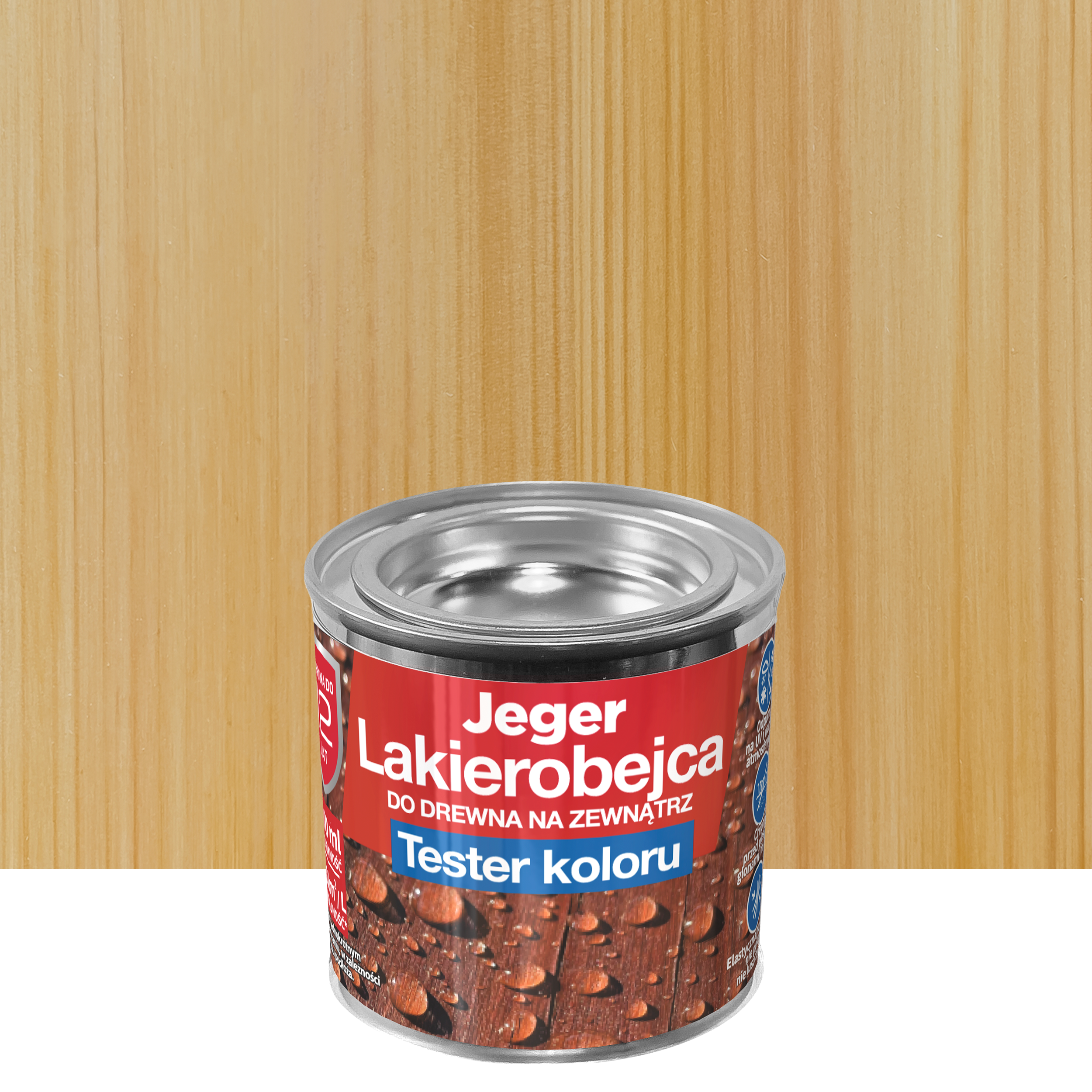 Lakierobejca tester koloru Jasny dąb 100 ml Jeger