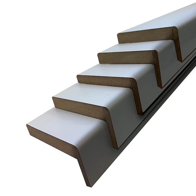 KIT MOLDURAS LACADA BLANCO BLOCK ALA 30 - 1