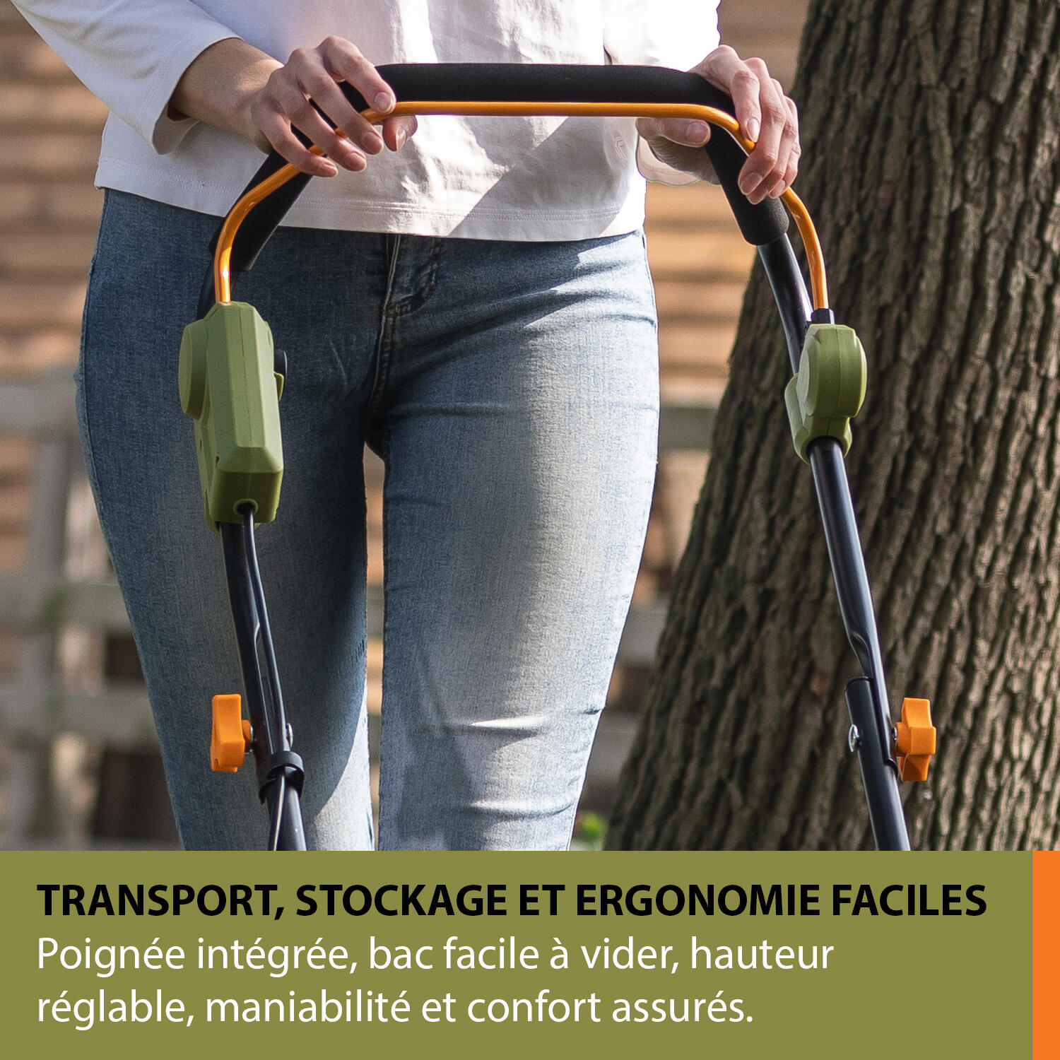 Tondeuse sur batterie 20V 250m² ESSENTIAL BY WORX EJ730E, + 1 batterie 5Ah - 6