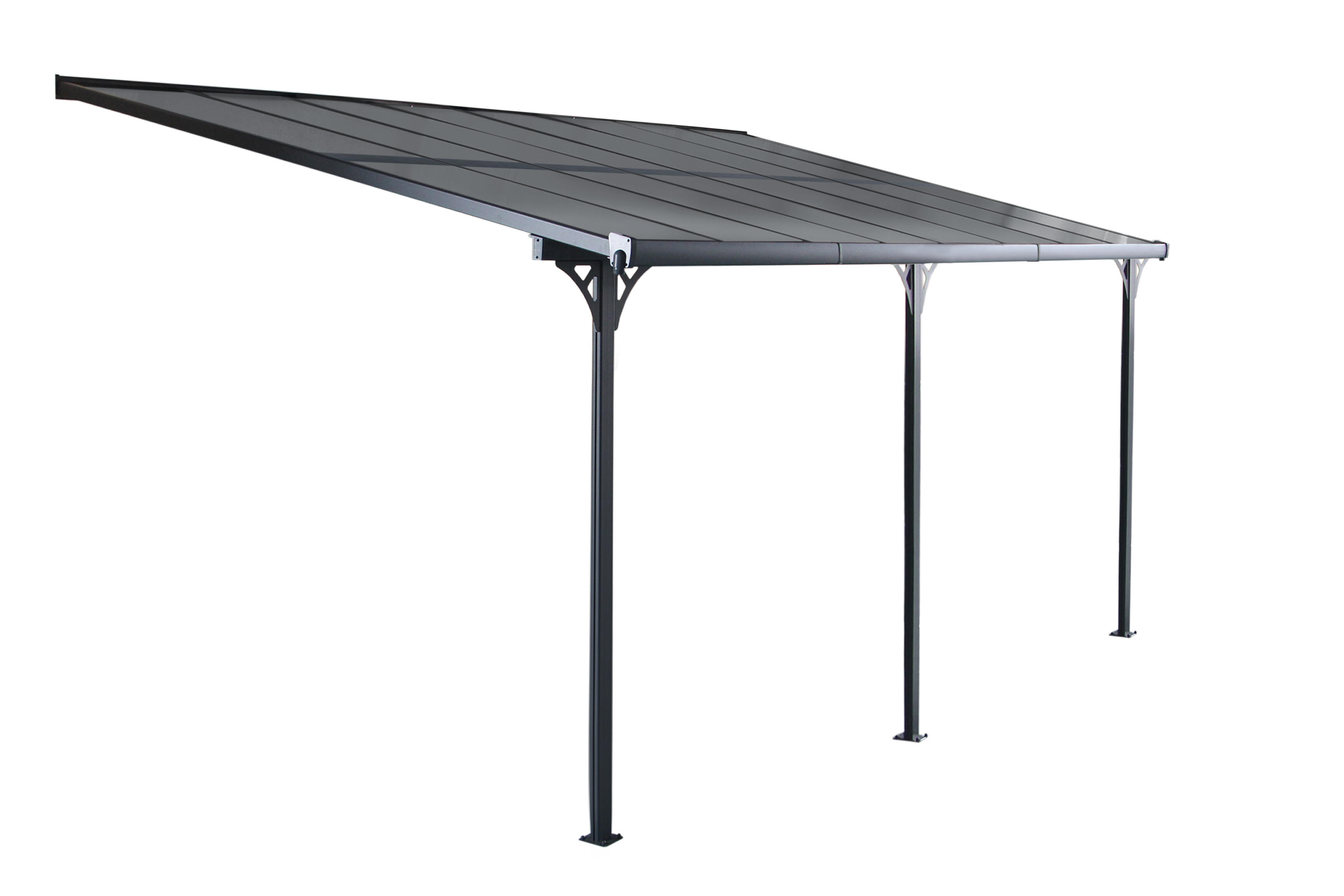 Marquesina de aluminio elliot 497x272x300 cm de 15 m2