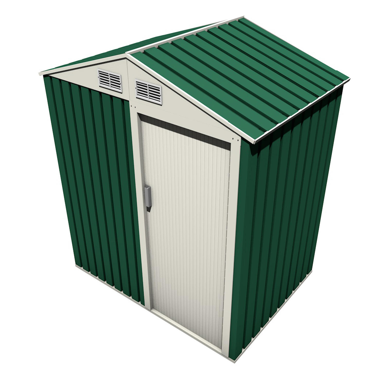 caseta de metal milton de 186x155x120 cm y 2m2 con 08 mm de espesor