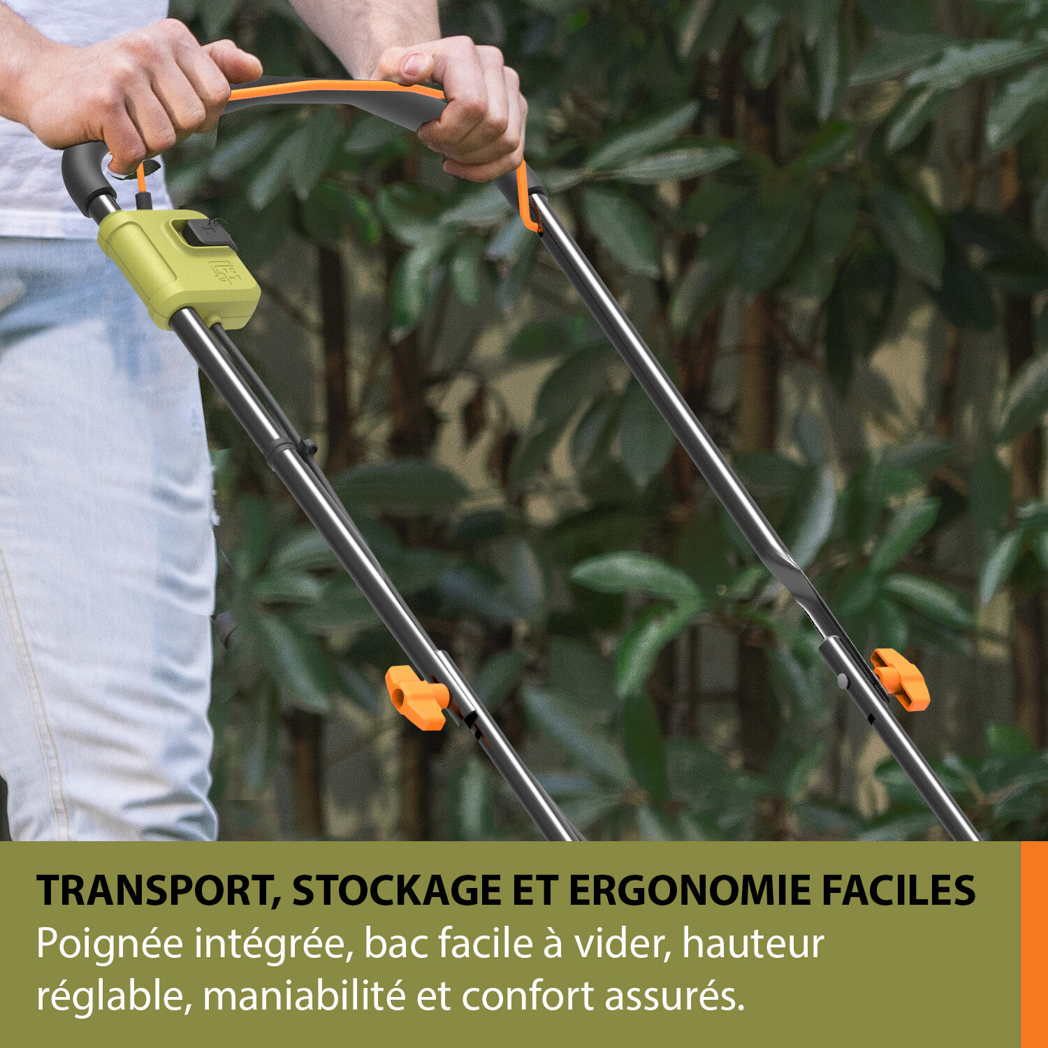 Tondeuse sur batterie 40V 500m²  ESSENTIAL BY WORX EJ740E + 2 batteries 5Ah - 5