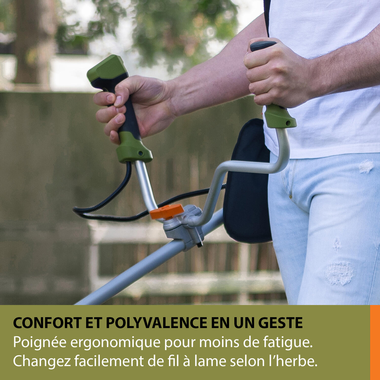 Débroussailleuse sur batterie 20V ESSENTIAL BY WORX EJ082E.9, sans batterie - 3