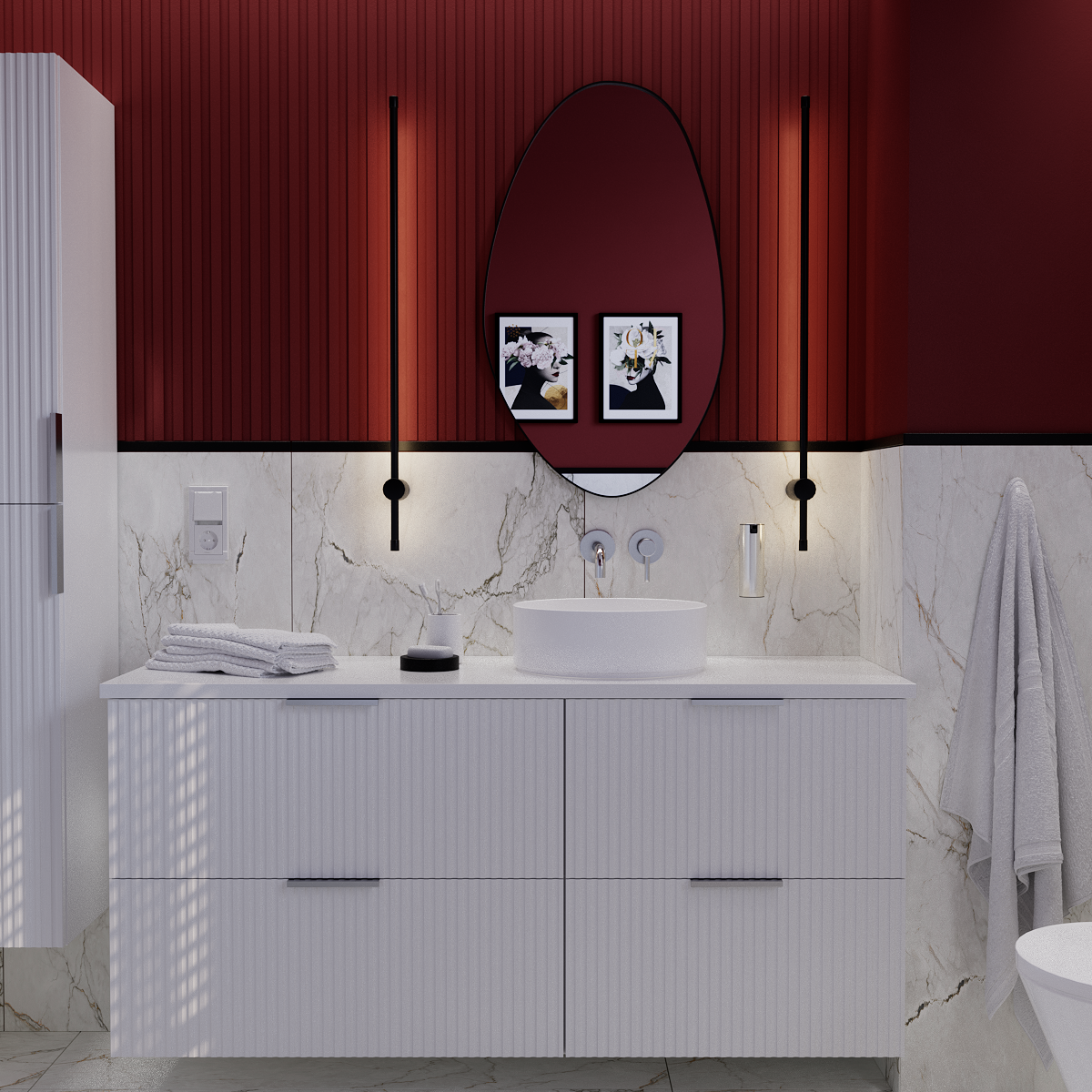 Kinkiet Hilton czarny LED Activejet - 2