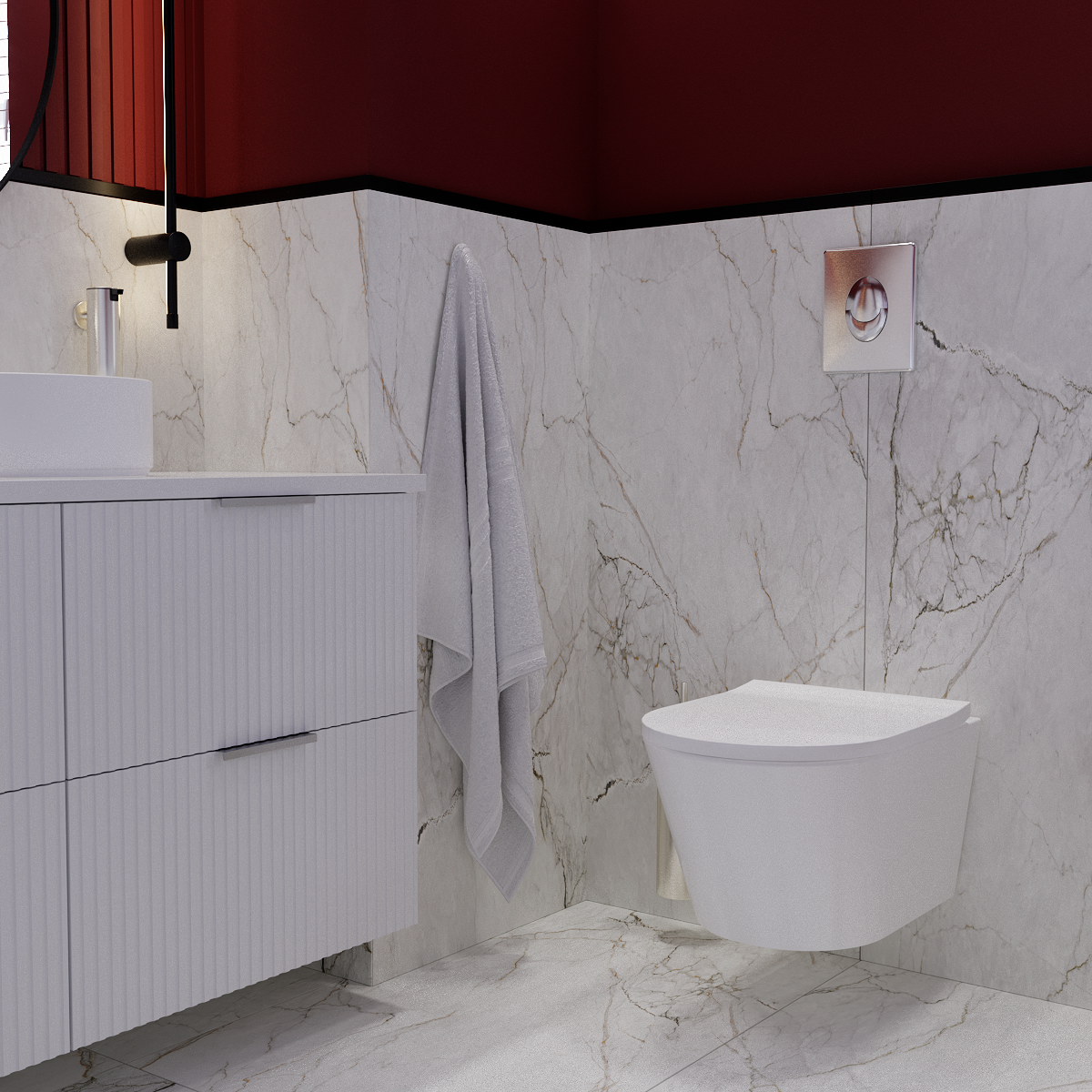 Miska WC wisząca bezkołnierzowa Easy Sensea - 11