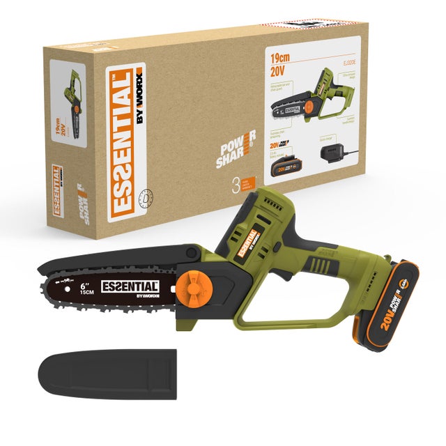 Elagueuse sur batterie 20V ESSENTIAL BY WORX EJ320E  + 1 batterie 2Ah