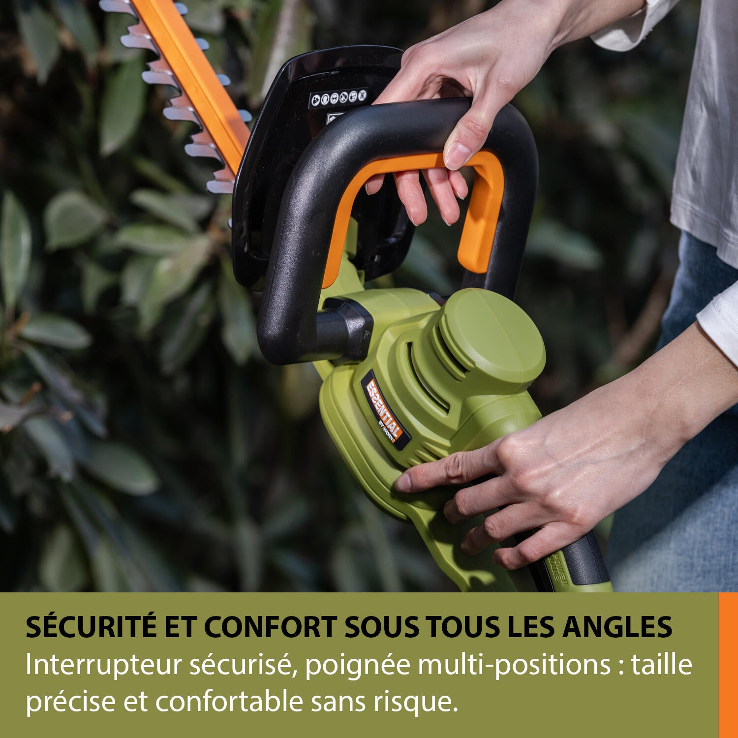 Taille-haie sur batterie 20V ESSENTIAL BY WORX EJ260E.9, sans batterie - 4