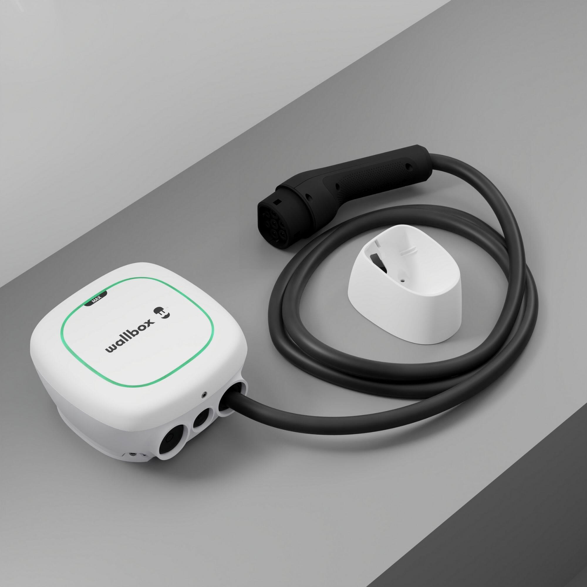 Carregador Veículo Elétrico WALLBOX PULSAR+ 7,4KW-MF-5M Branco - 2