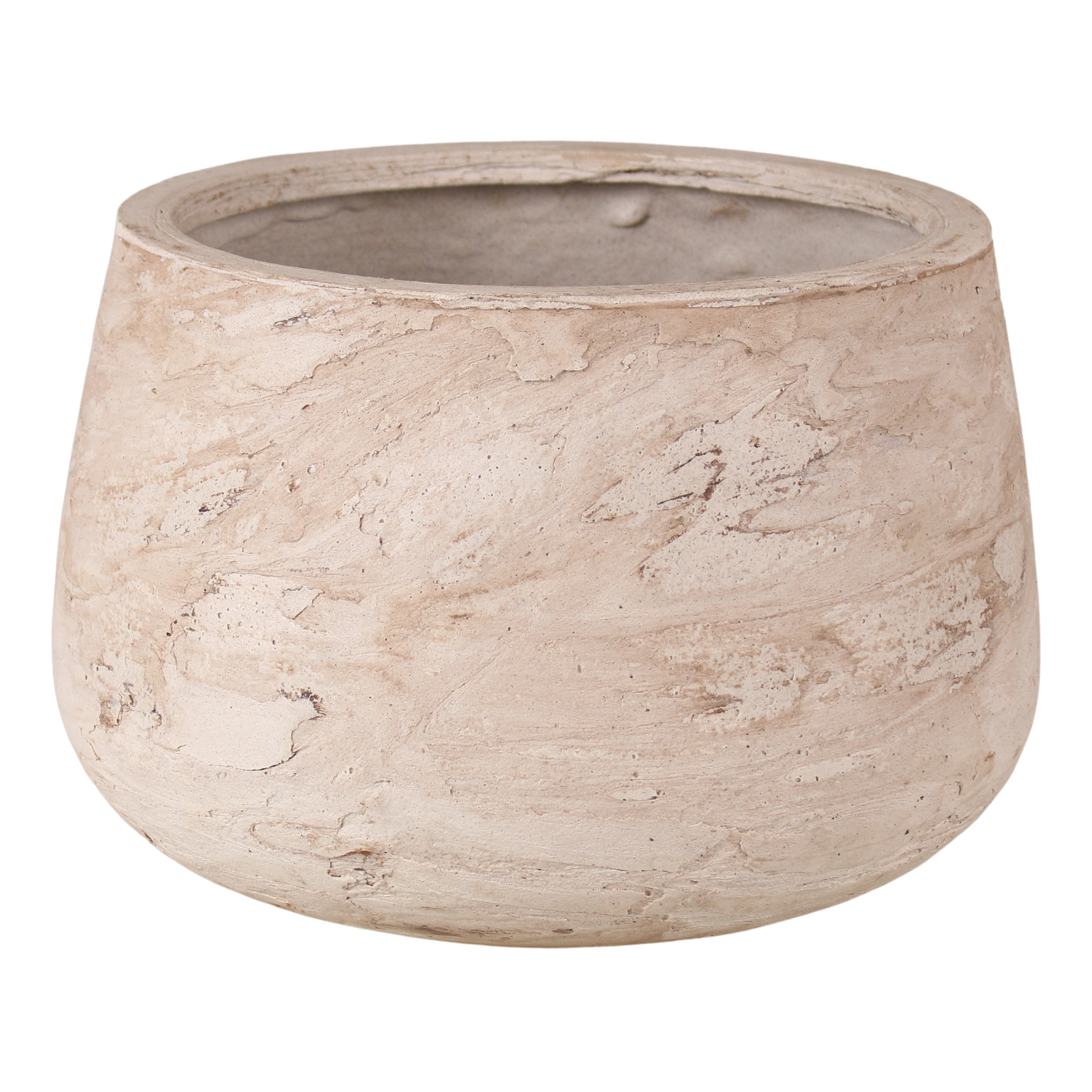 Donica z poliresynu Revo śr.51 cm biała Cermax