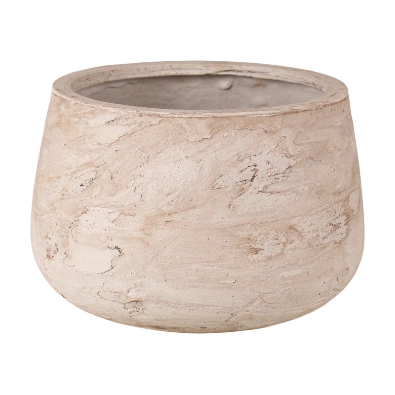 Donica z poliresynu Revo śr.37 cm biała Cermax