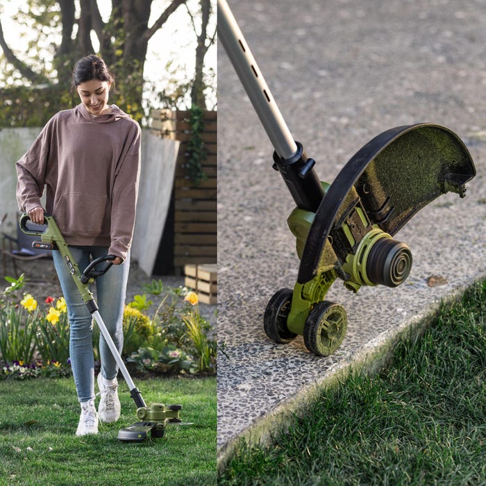 Un coupe-bordures 2-en-1 pour une finition parfaite