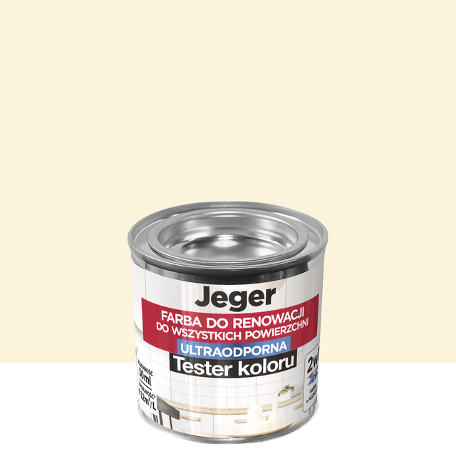 Tester farby do renowacji do wszystkich powierzchni Waniliowy 50 ml Jeger