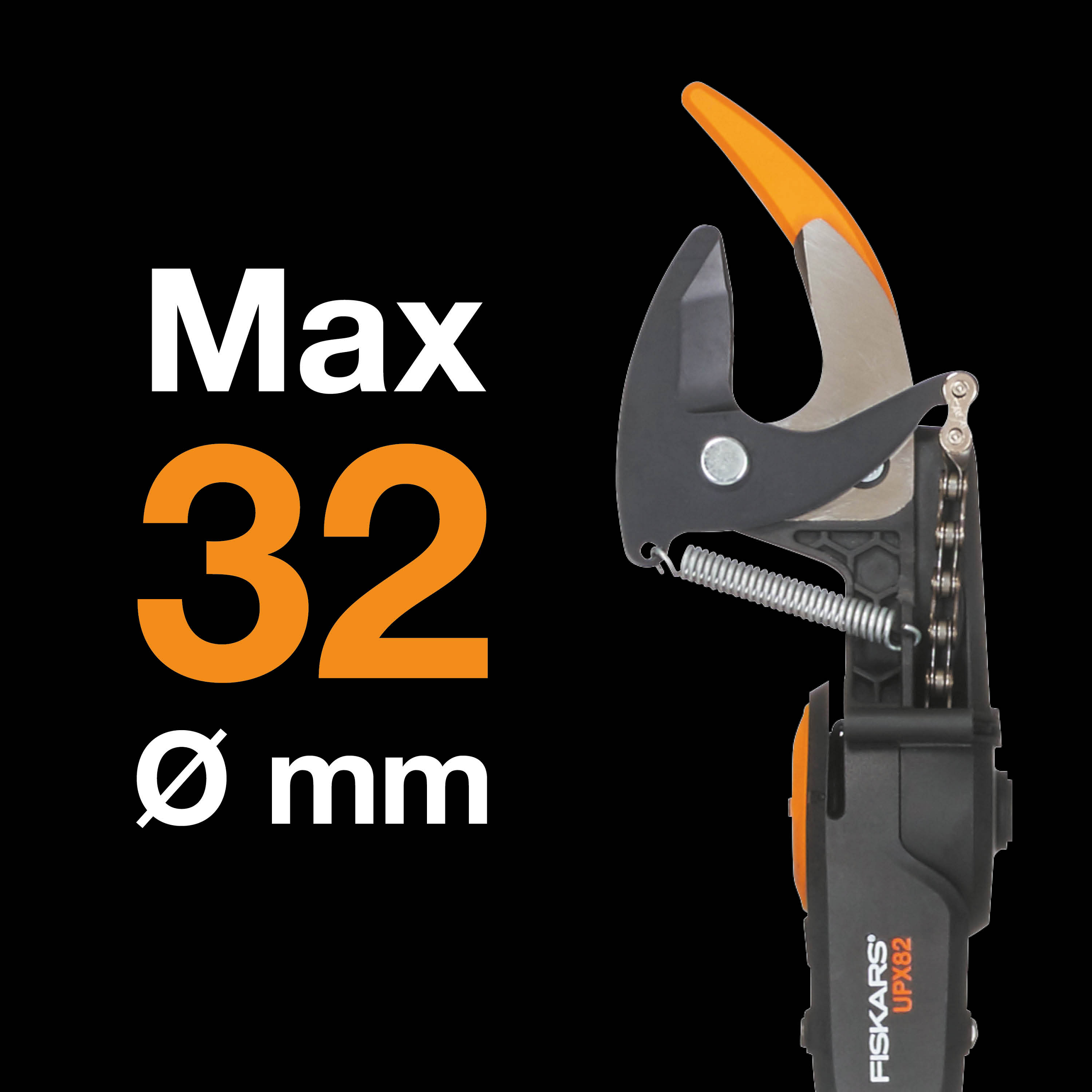 Sekator nożycowy żyrafa Fiskars UPX82 na wysięgniku - 15