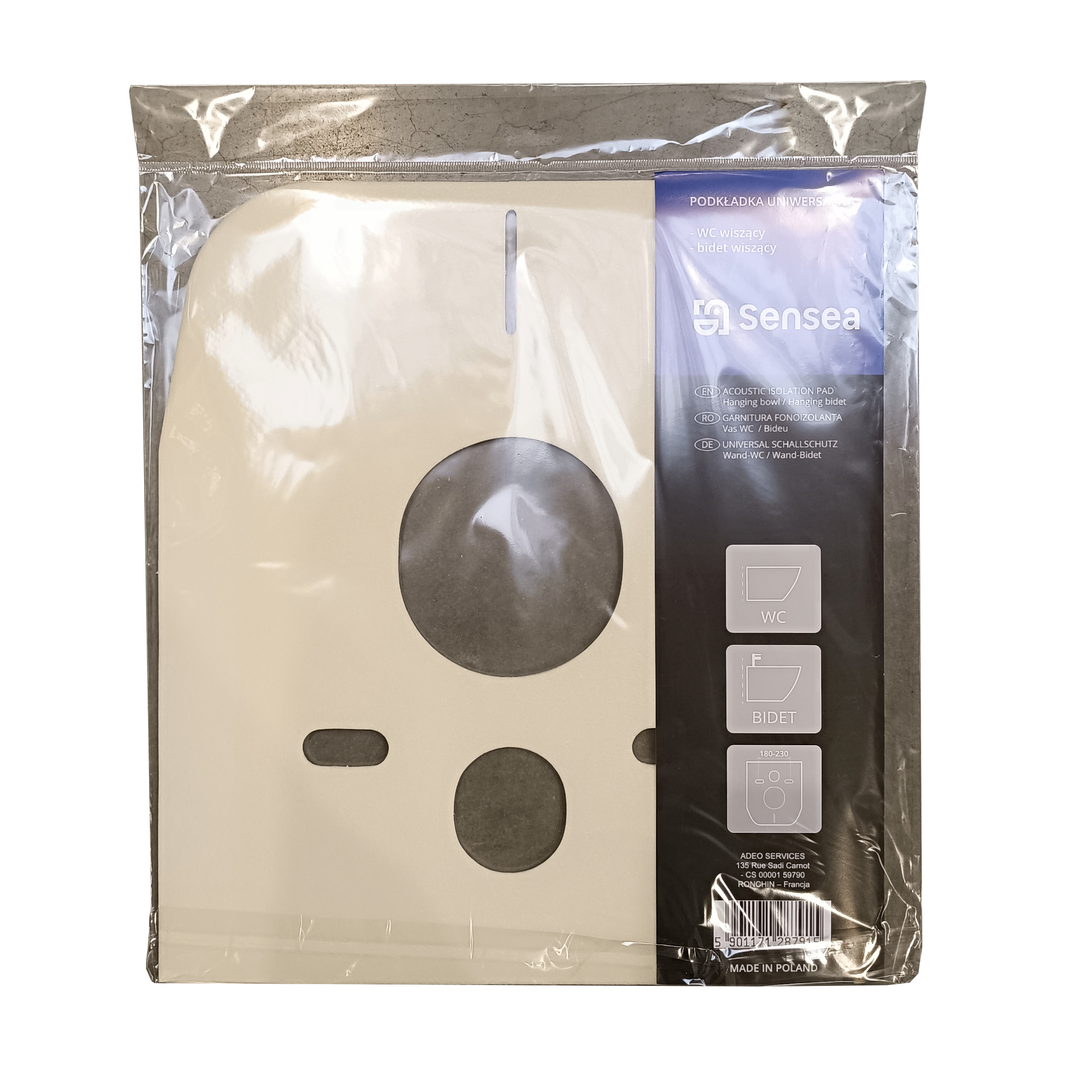 Podkładka WC Mata pod miskę/bidet Sensea - 3