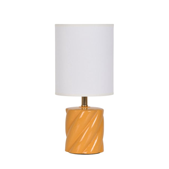 Lampe E14 Candy S, lin, blanc, H. 33cm, COREP