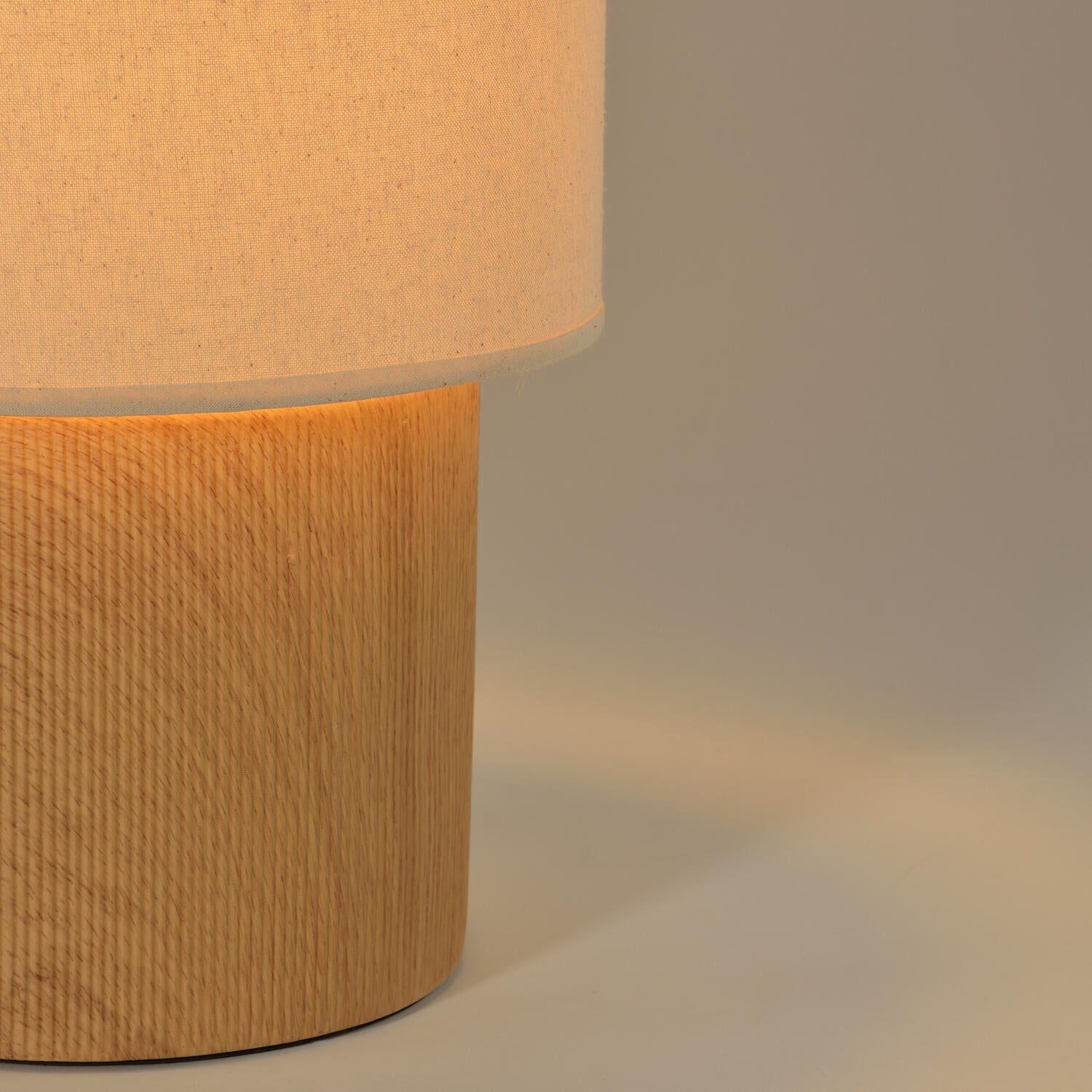 Lampe Rhodes, céramique, beige, H.51 cm, E27 - 4