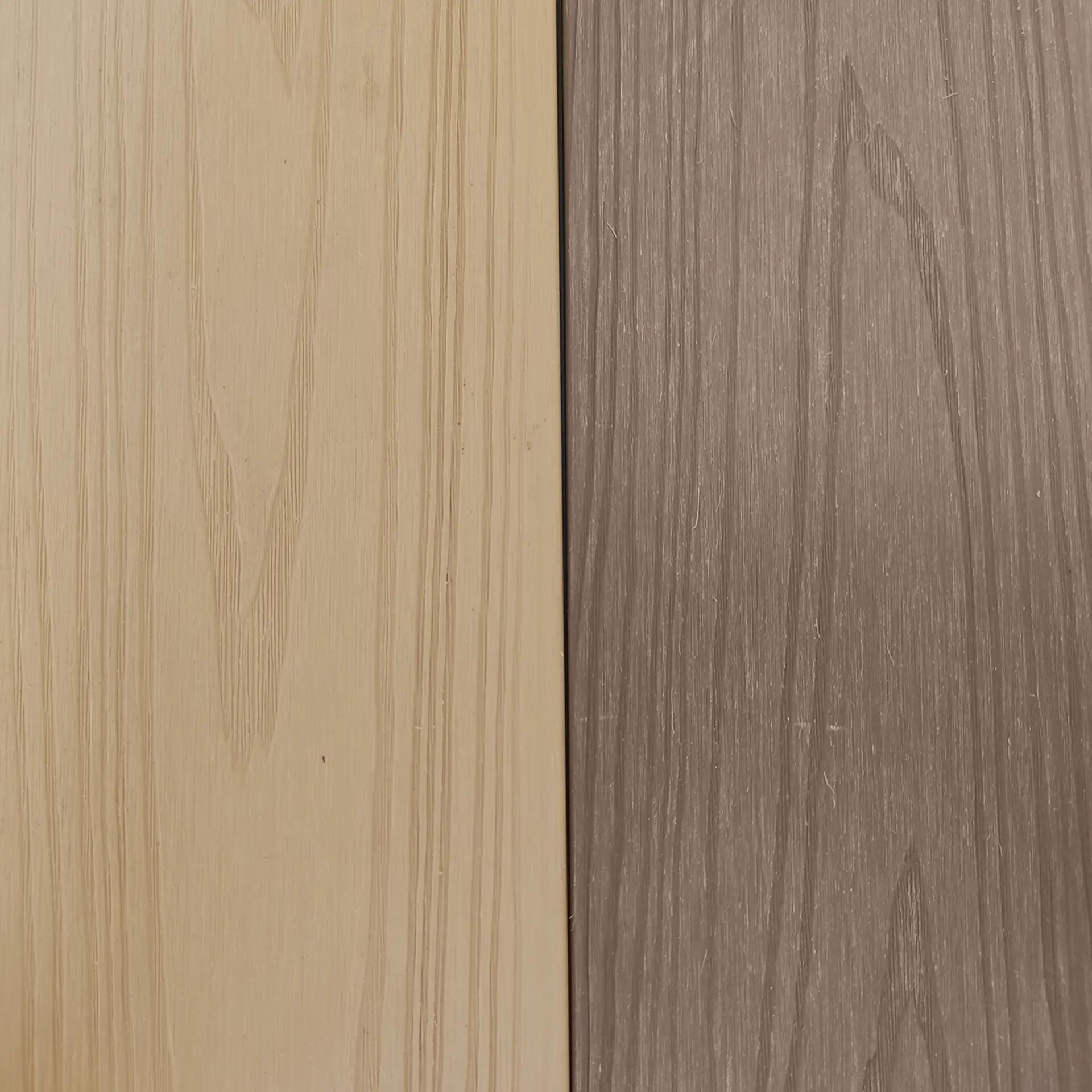 Lama de composite de pvc y madera duratech color ipe/teca 14.2x220 cm y 23 mm
