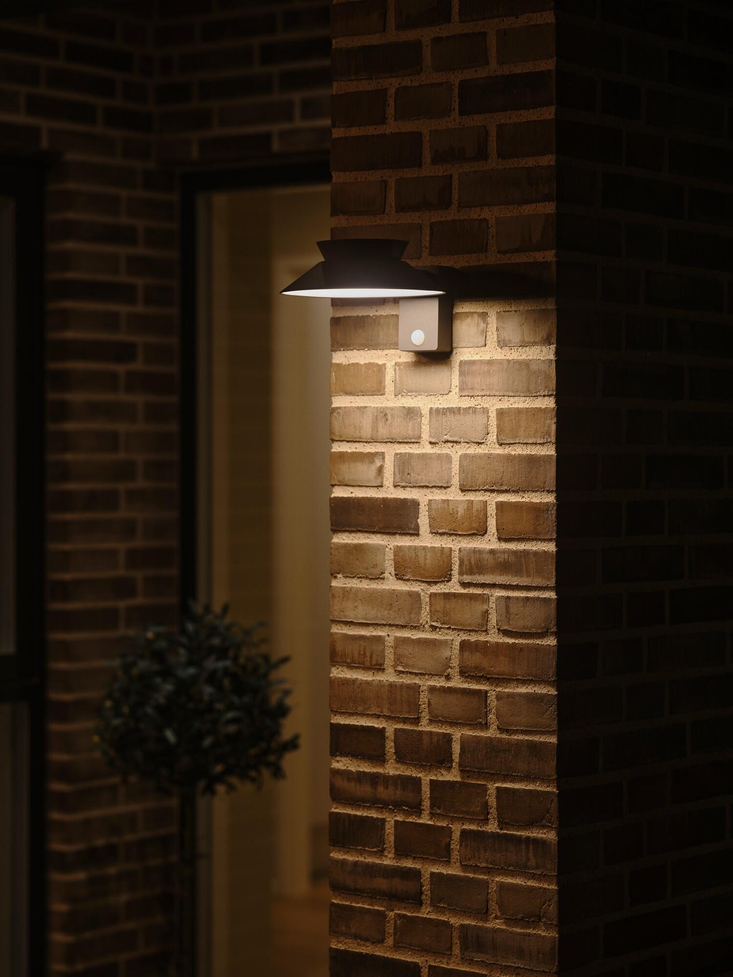 Applique solaire avec détecteur, 400 Lumens, Justina anthracite NORDLUX - 4