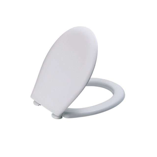 Copriwater Island ovale dedicato per serie sanitari in duroplast bianco