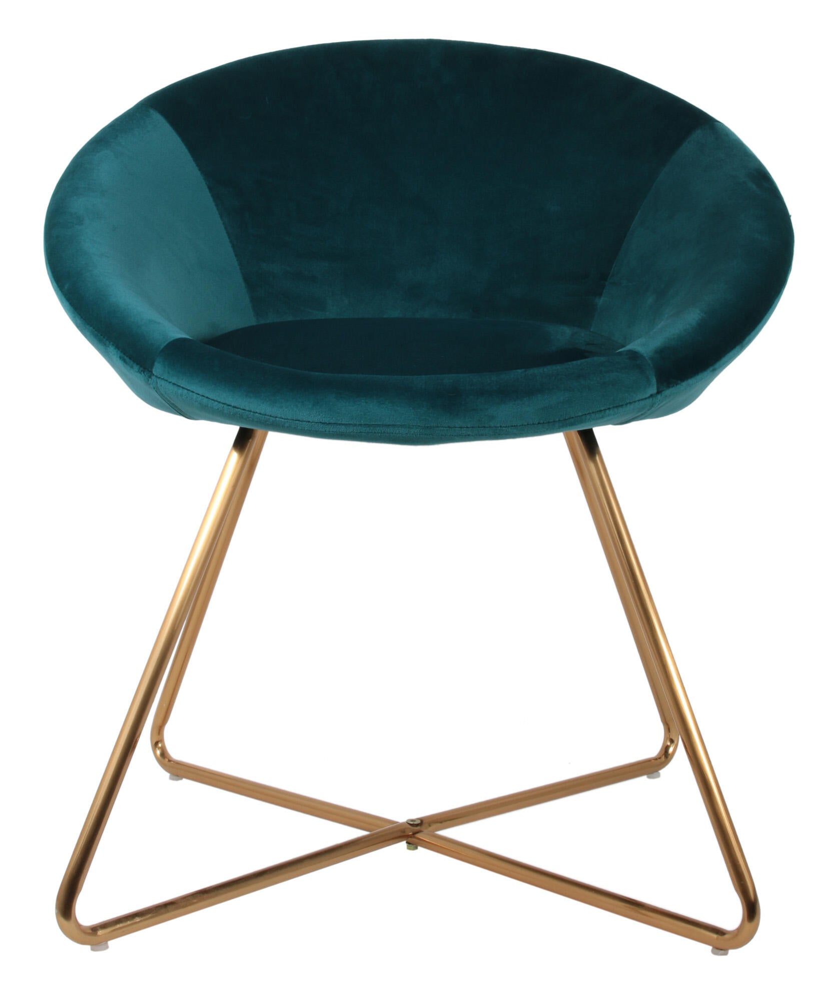 Butaca de metal karl de color azul