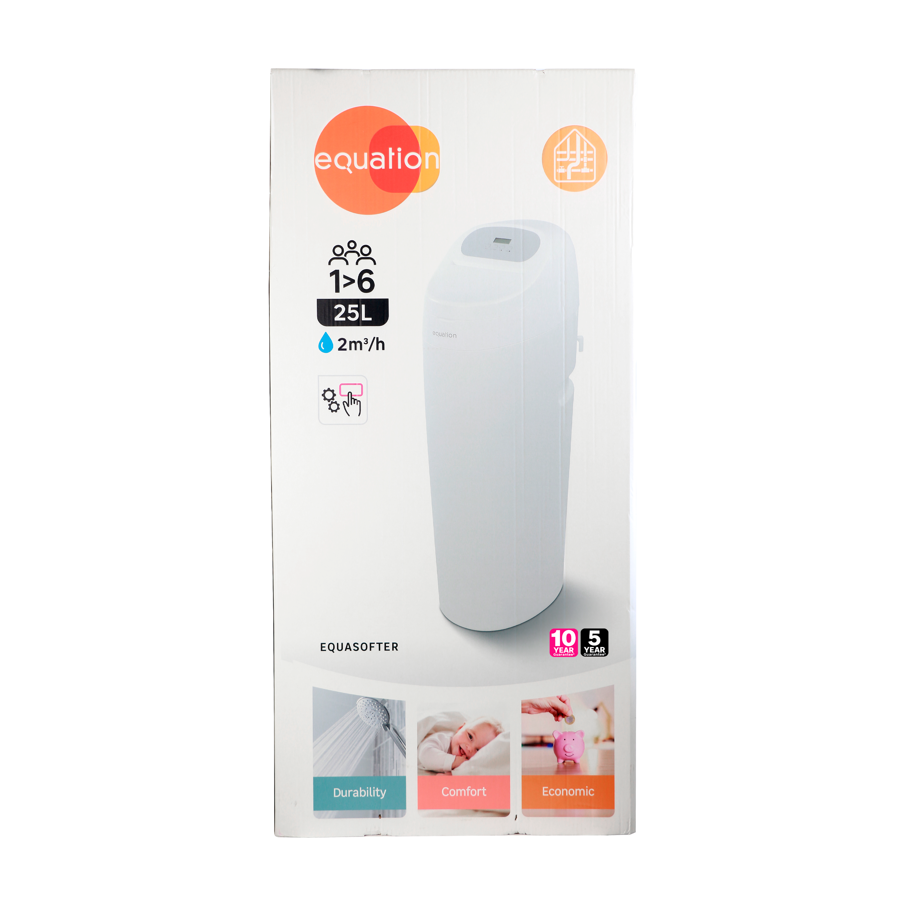 Addolcitore d'acqua EQUATION  EQUASOFTER  volumetrico 25 Lt 2 m/h per più di 5 persone - 17