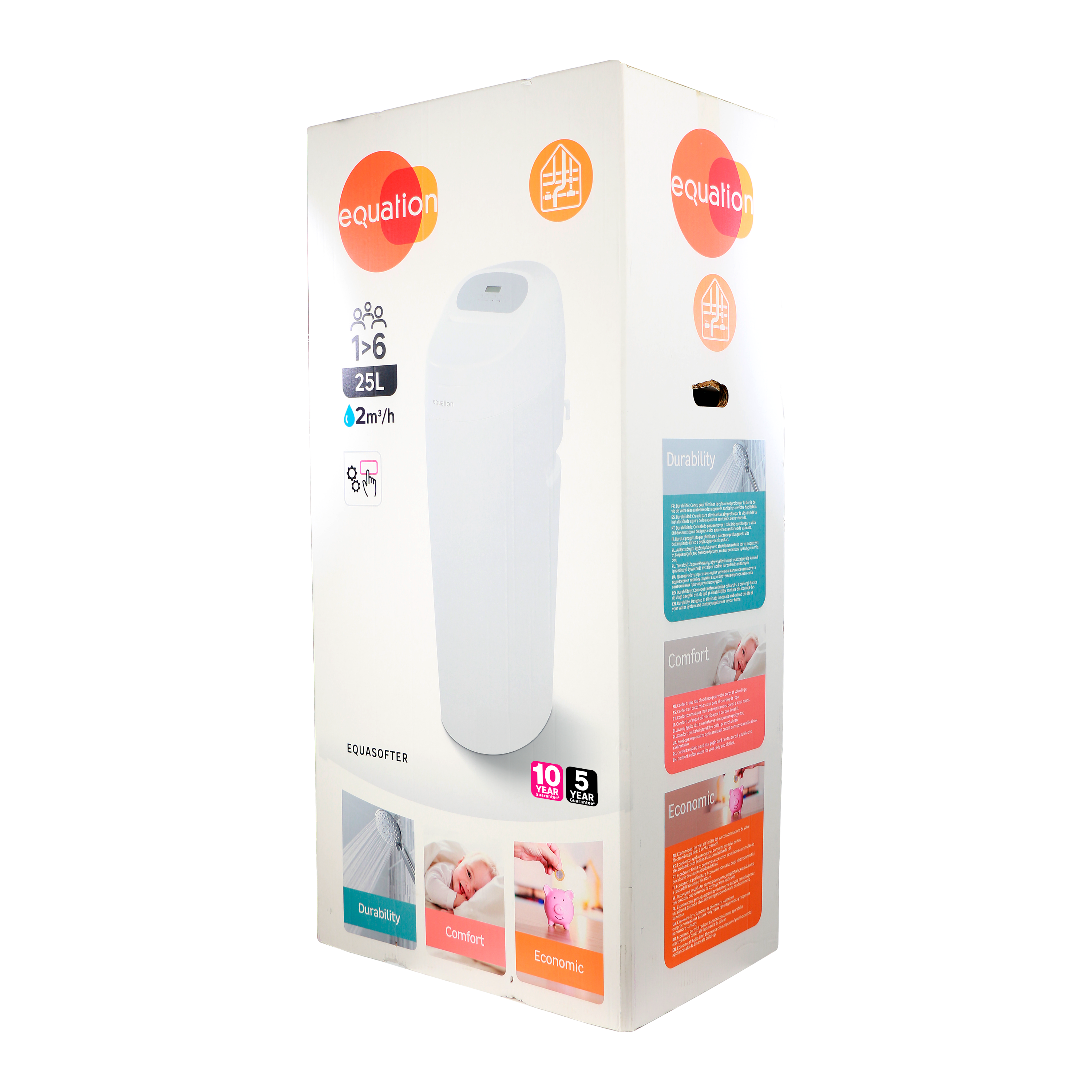 Addolcitore d'acqua EQUATION  EQUASOFTER  volumetrico 25 Lt 2 m/h per più di 5 persone - 16