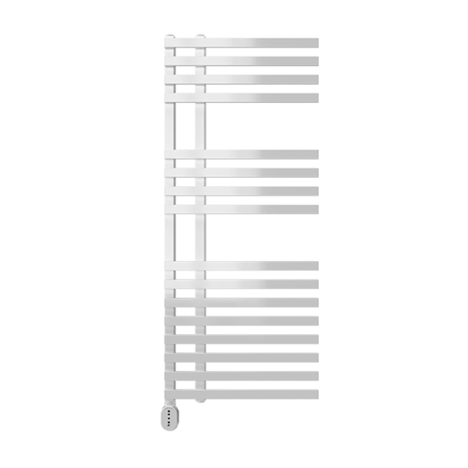 Radiador toallero eléctrico rointe venecia oval 500w blanco