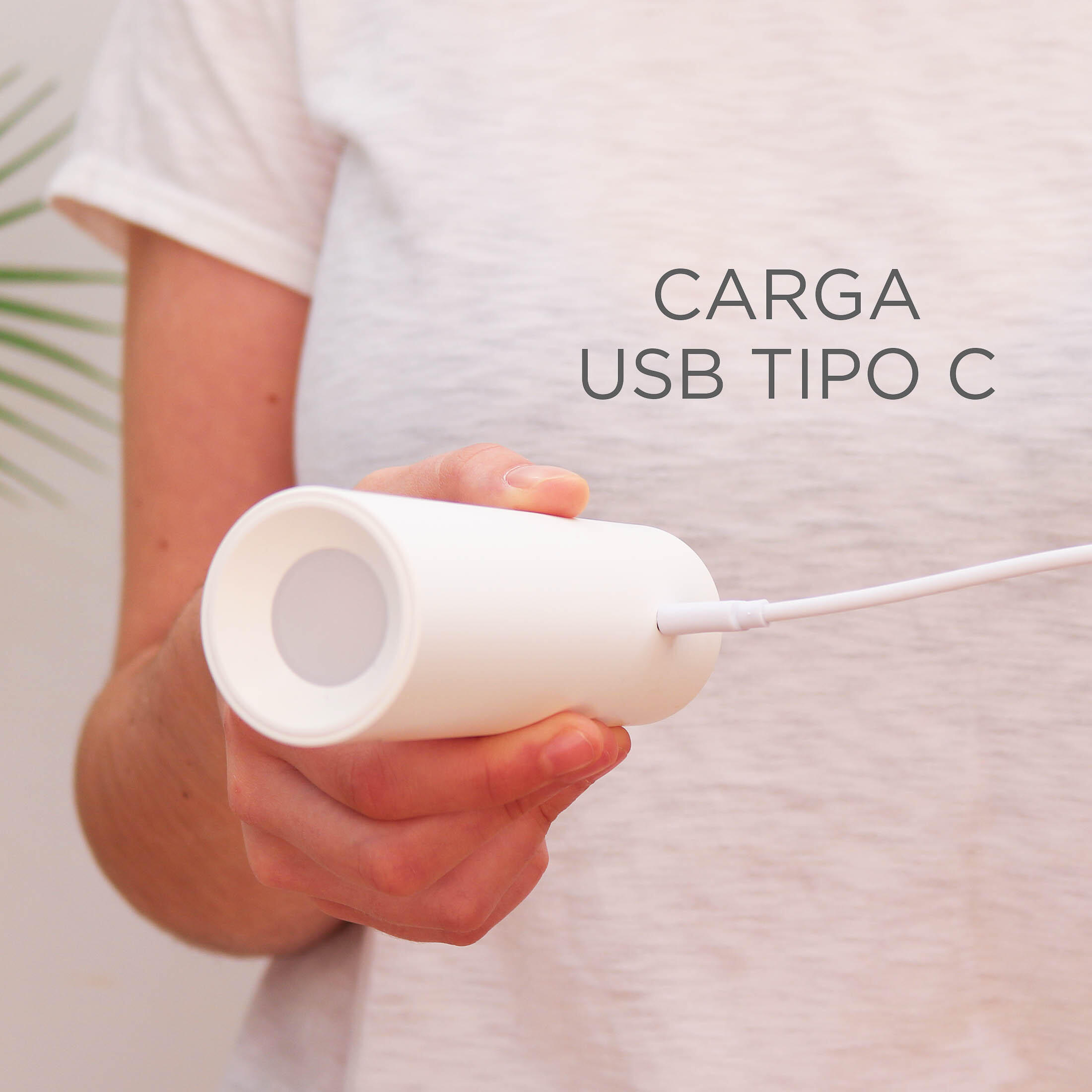 Aplique de pared LED recargable sin cables con interruptor Roll 4 NEW GARDEN blanco carga con batería luz cálida 3000K intensidad regulable IP20 300 lm - 23