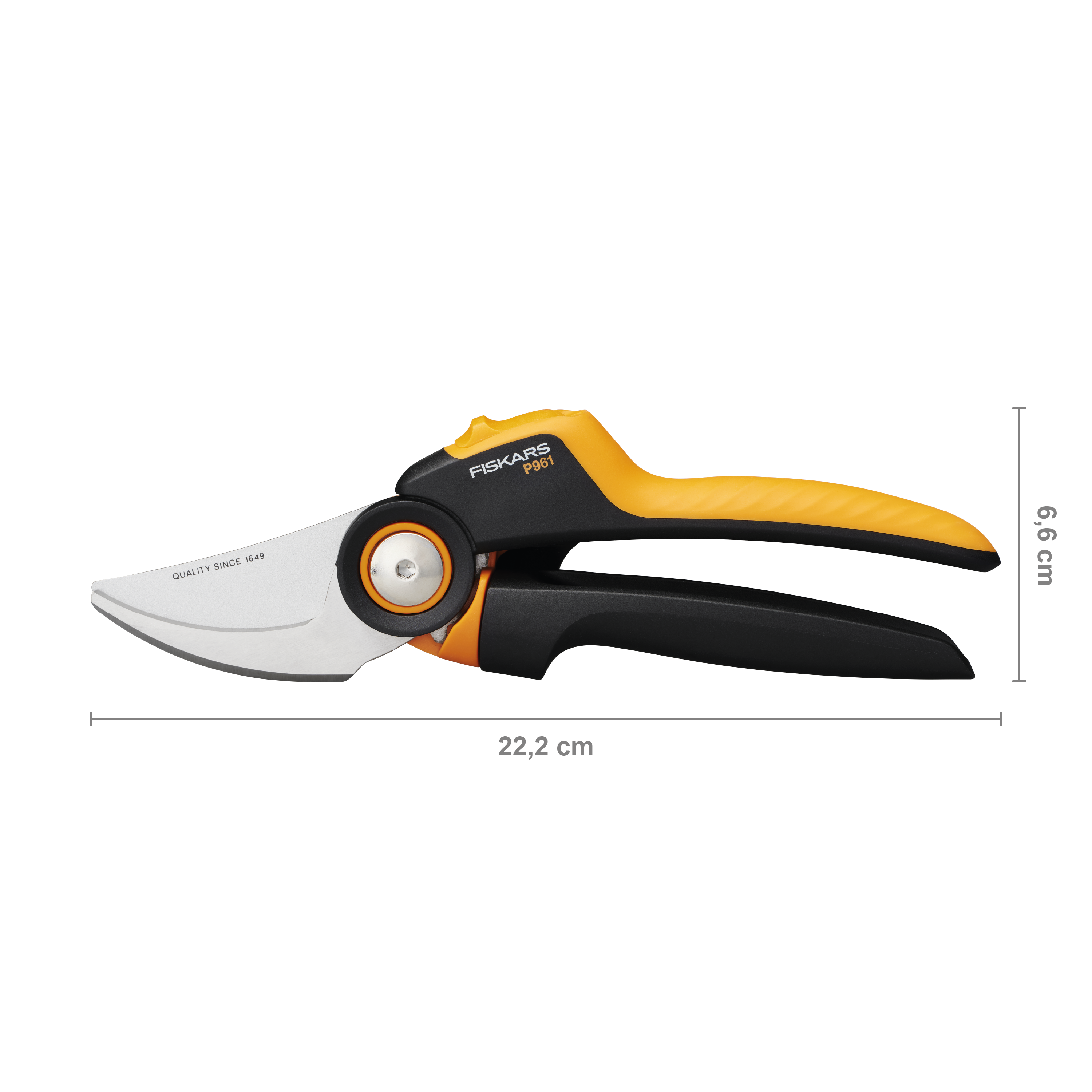 Sekator nożycowy do kwiatów i gałęzi Fiskars P961 Powergear - 11