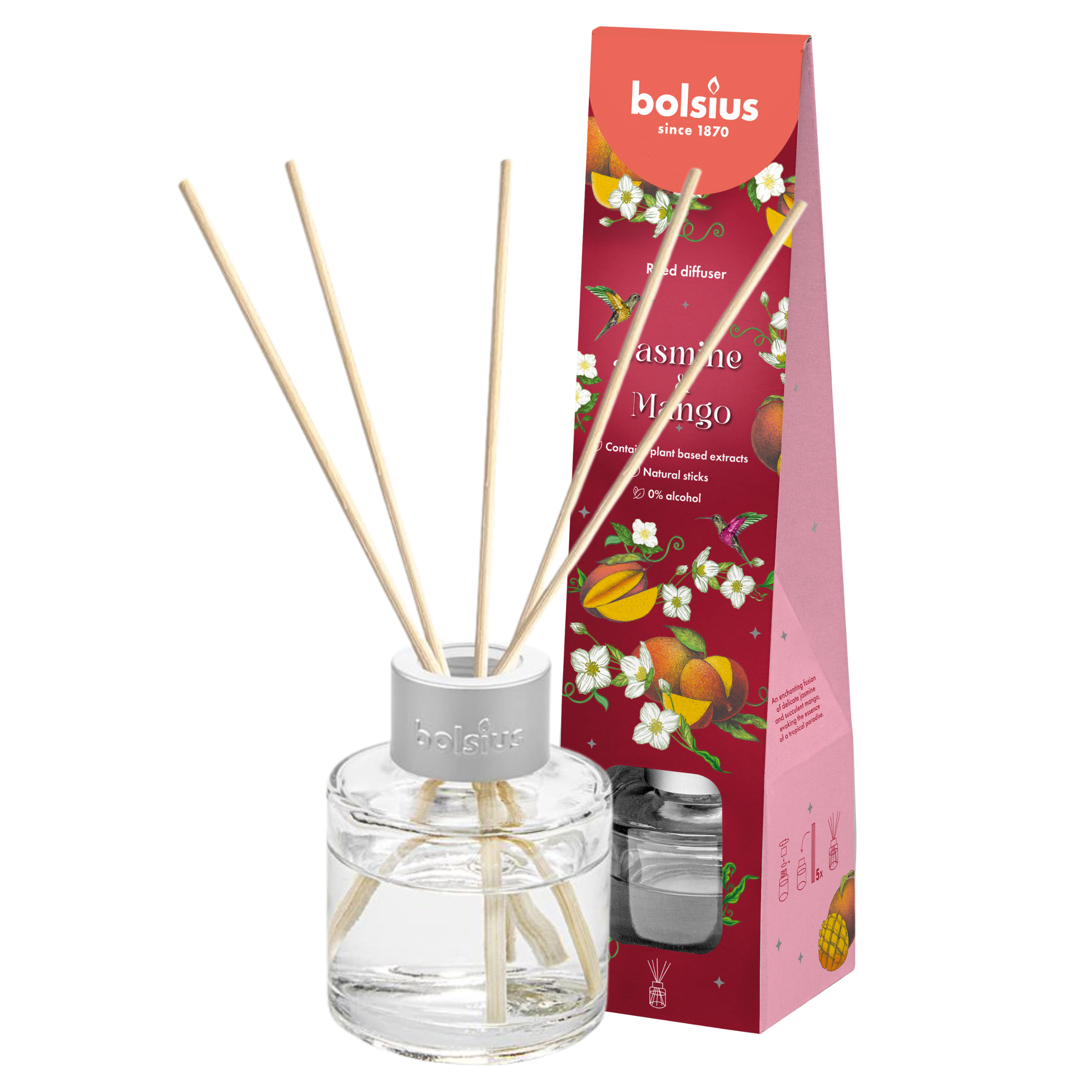 Dyfuzor zapachowy Floral Fusion Jaśmin i Mango 30 ml Bolsius