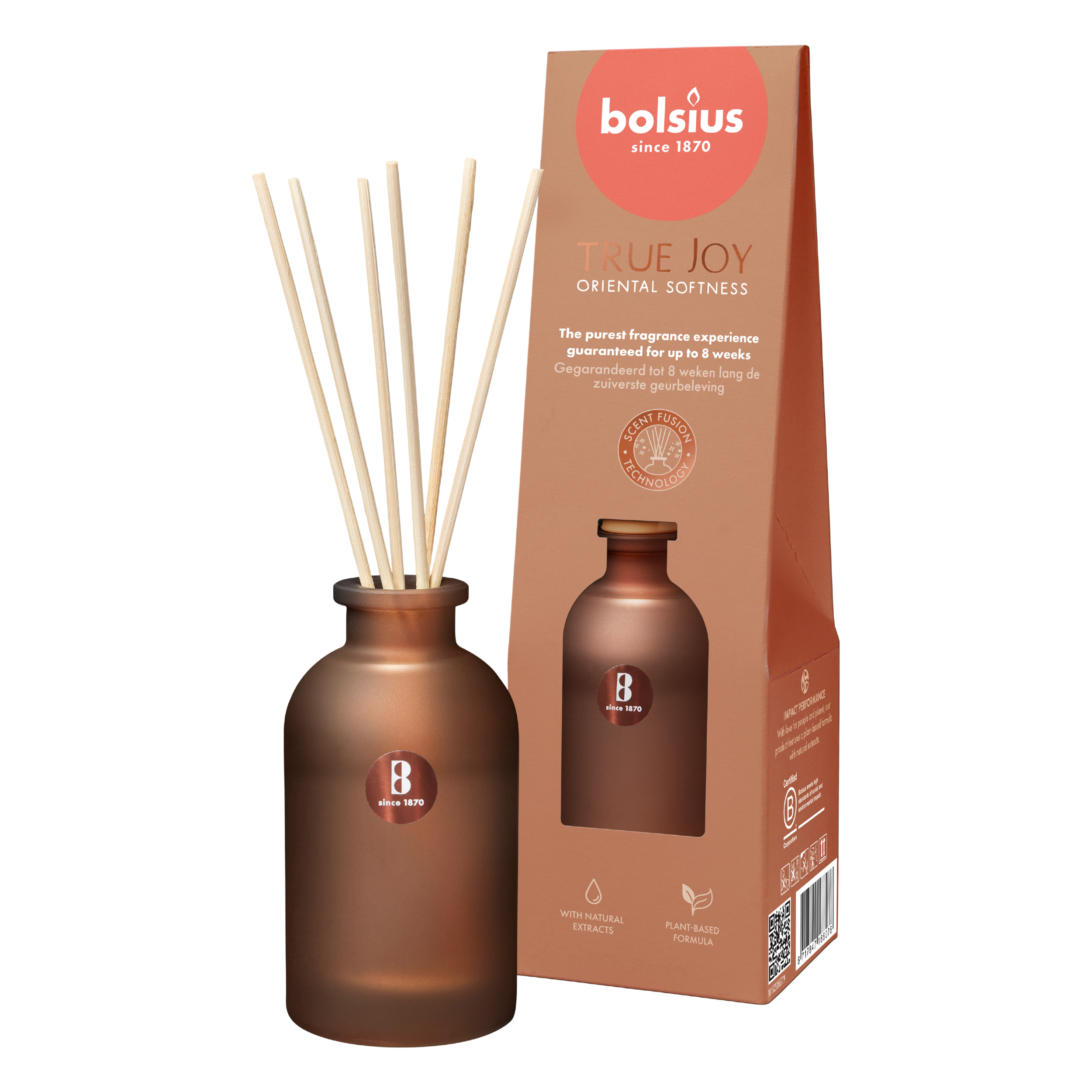 Dyfuzor zapachowy Bolsius True Joy Oriental Softness 80 ml zapach orientalnego ogrodu