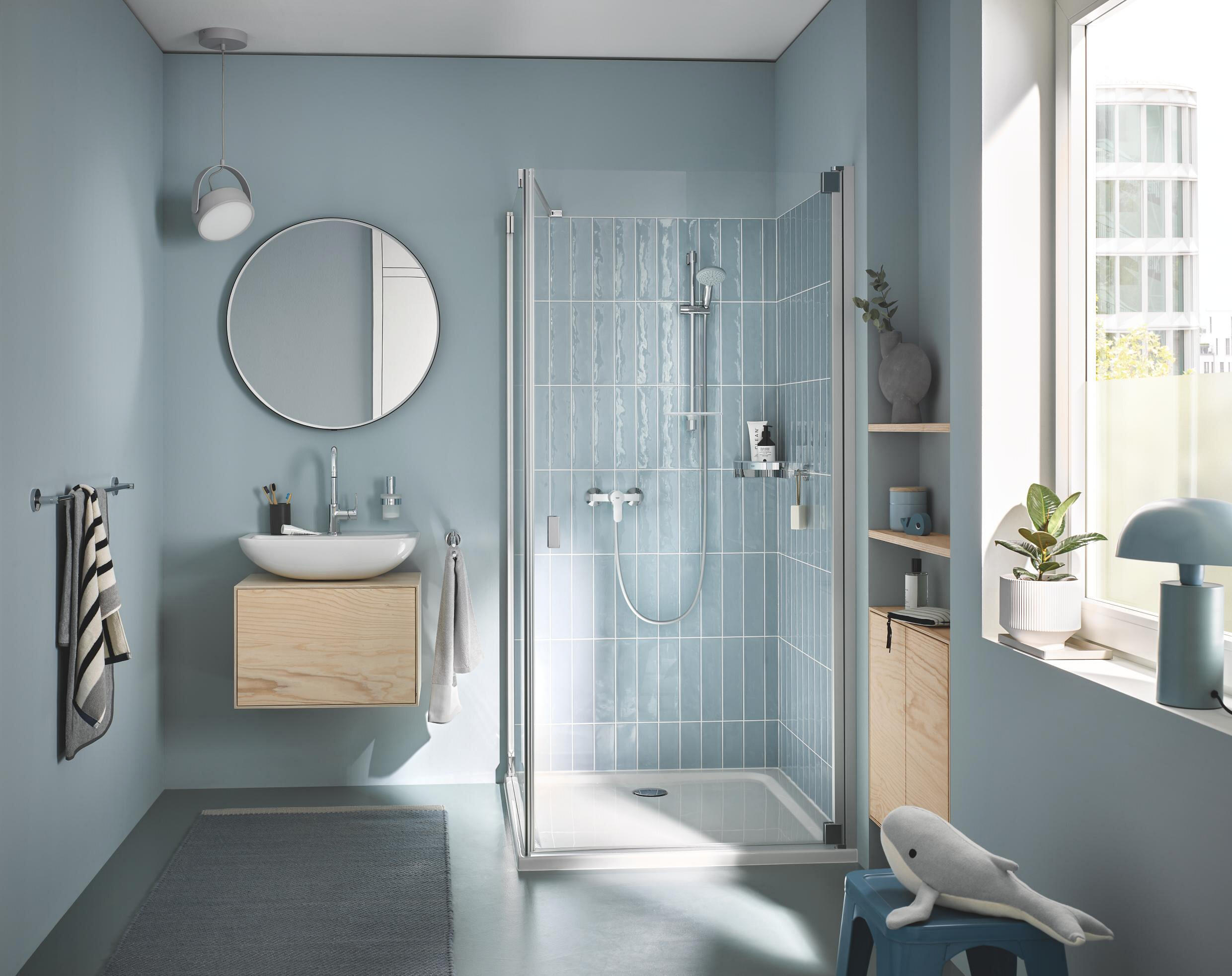 Ensemble barre de douche et robinet mécanique Clova quickfix GROHE - 5