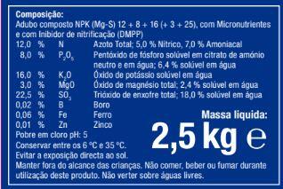 Adubo azul granulado universal 2.5 kg Blaukorn Compo - 3