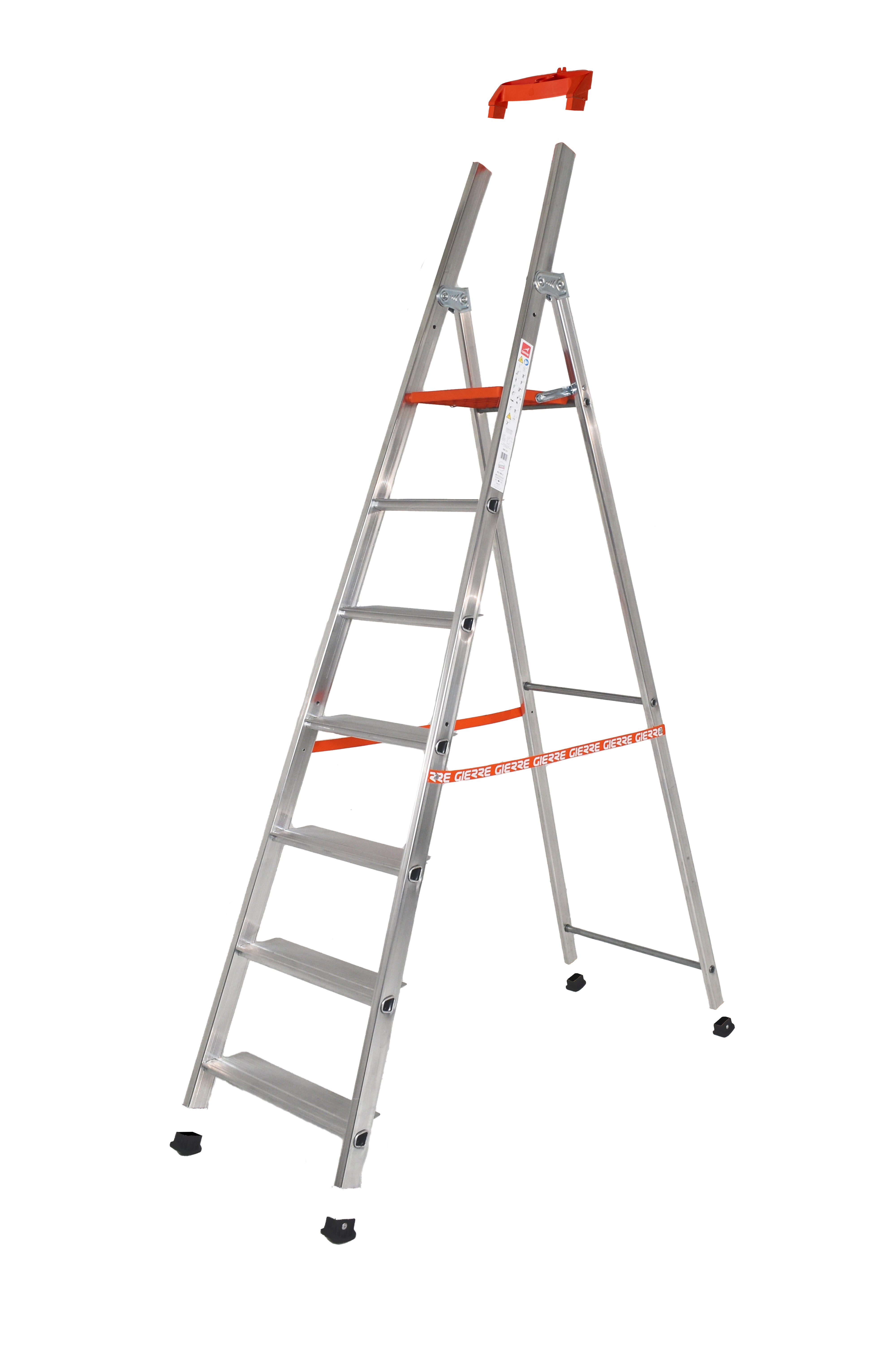Scala GIERRE Stabila 110 ALU 150 in alluminio 7 gradini 150 kg - 8