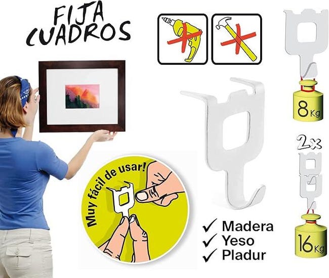 Fixa quadros FISCHER BRANCO Leroy Merlin - Main Image