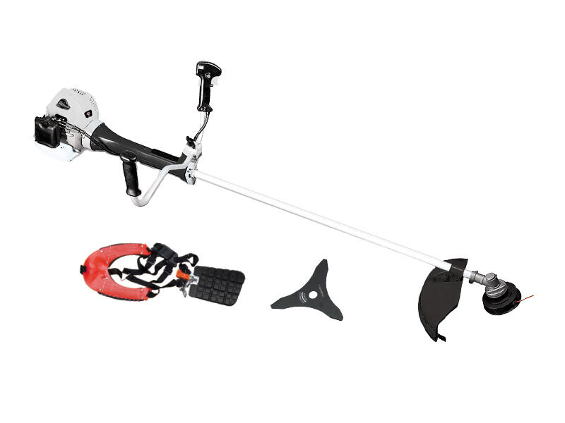 Interruptor De Manija Del Acelerador Para Desbrozadora De Gasolina De Mochila - Cable 114 Cm, Plástico Negro, Fácil Instalación