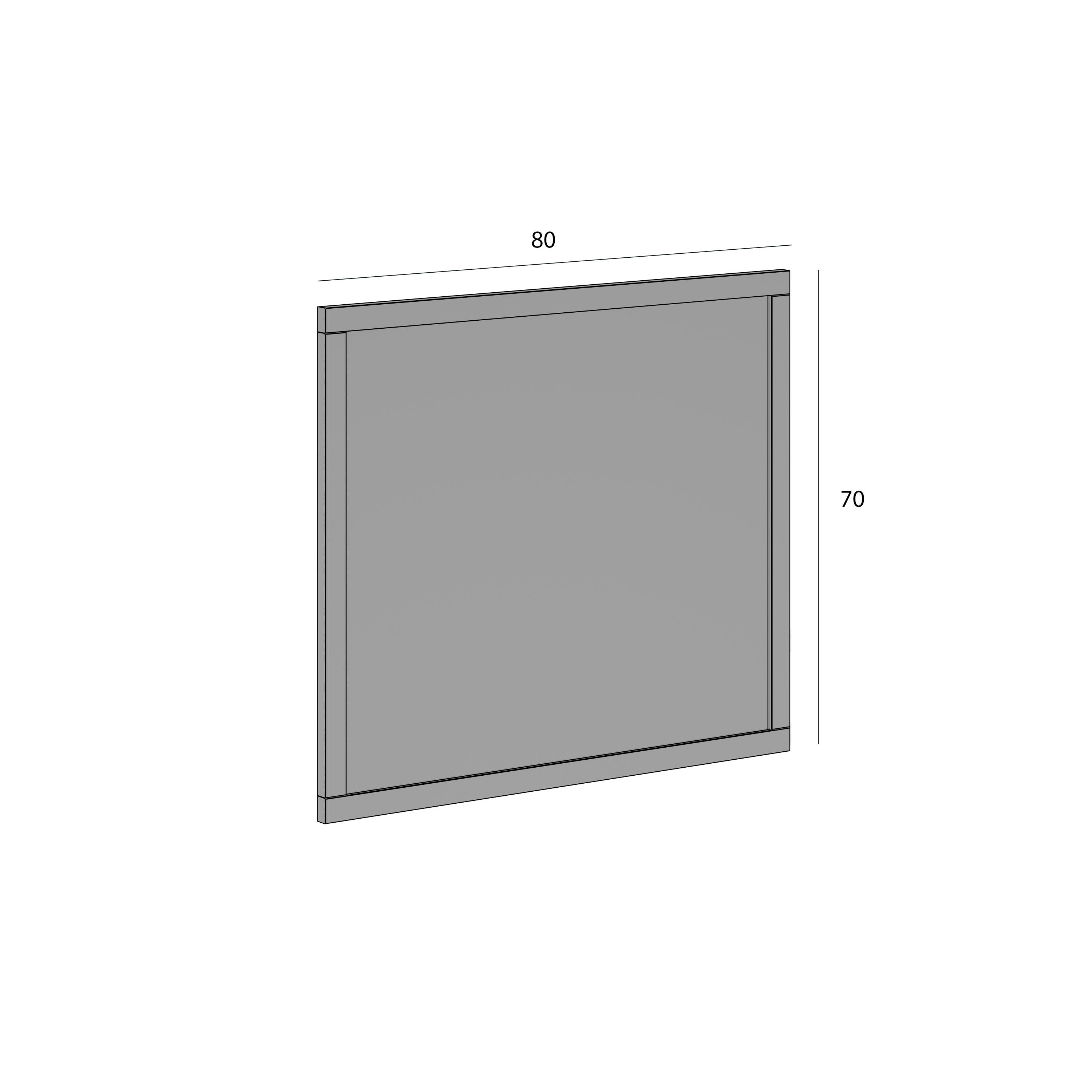 Espejo enmarcado rectangular Vintage azul  80 x80 cm - 3