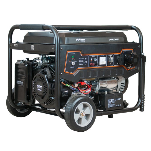 Gerador a gasolina com regulador de tensão  7000 W 7,5 Kw 230V ITCPower GG9000FE