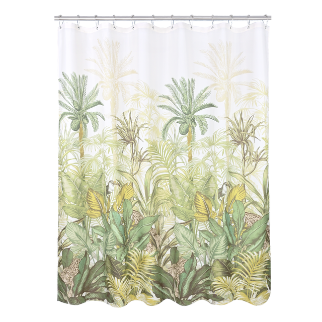 Zasłonka prysznicowa poliestrowa Amazonia 180x200 cm różnokolorowa Sensea